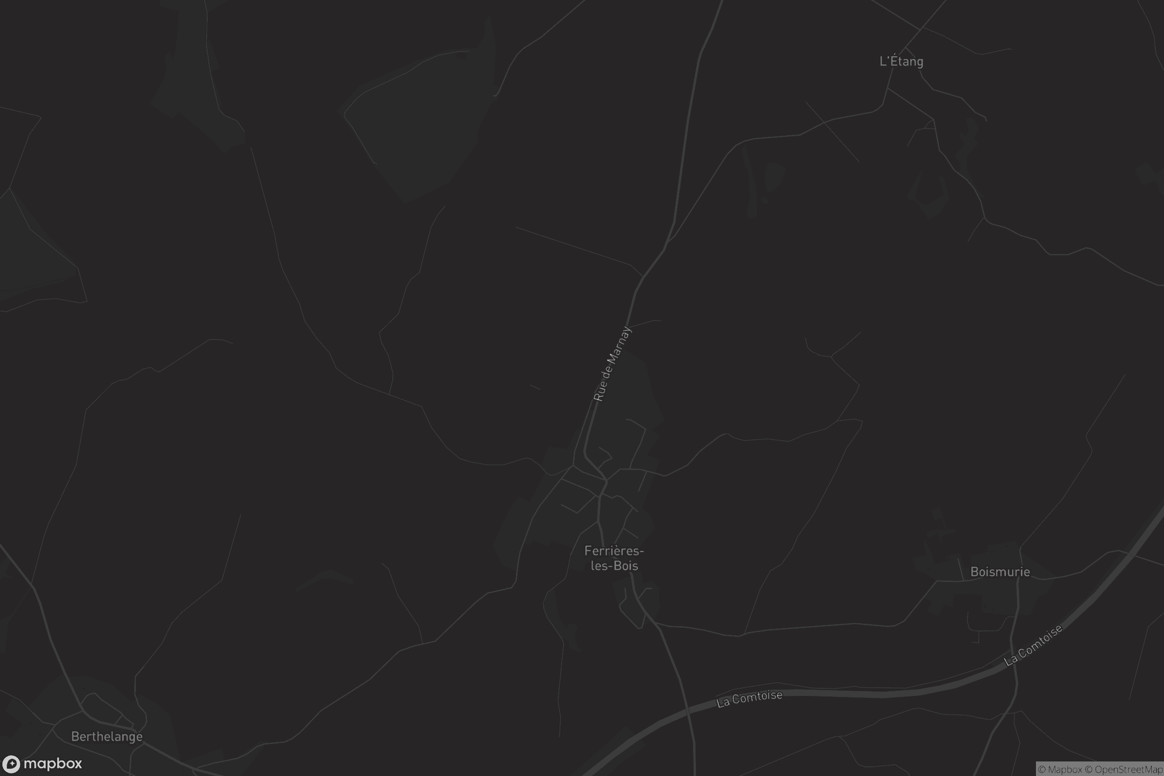 Carte de Ferrières-les-Bois