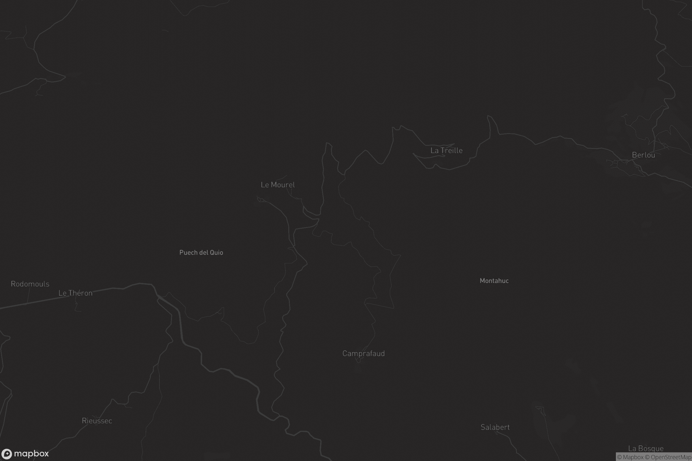 Carte de Ferrières-Poussarou