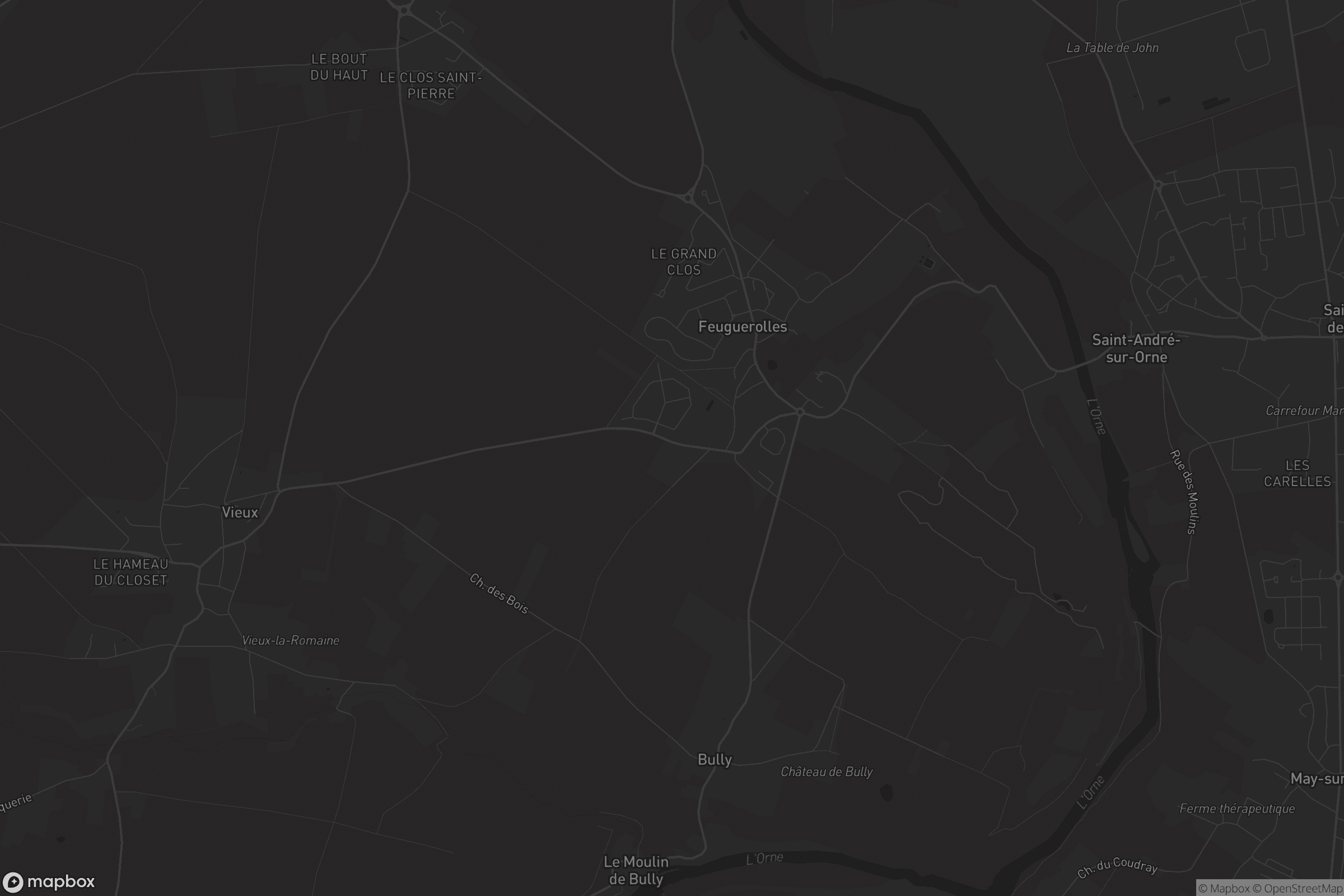 Carte de Feuguerolles-Bully