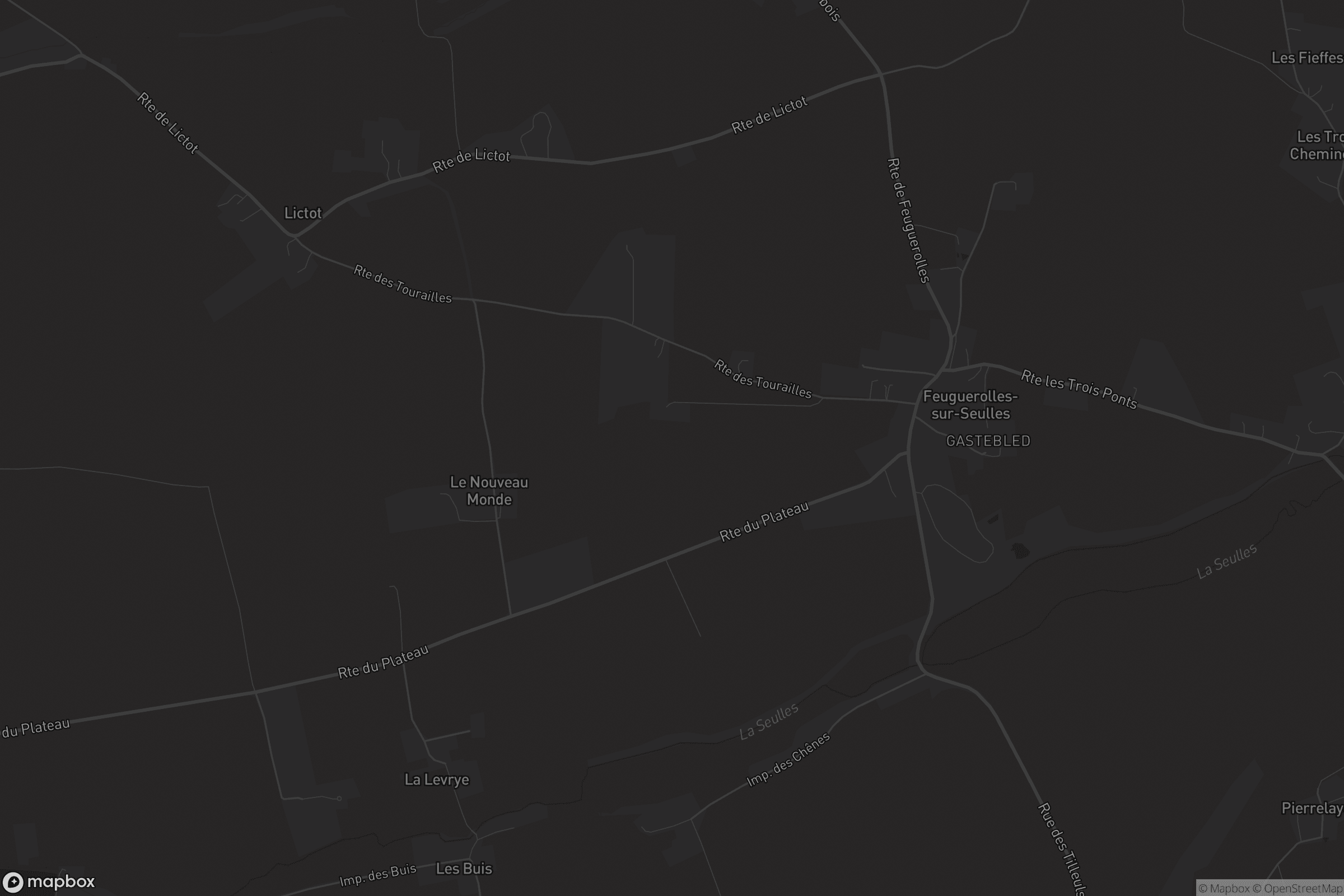 Carte de Feuguerolles-sur-Seulles