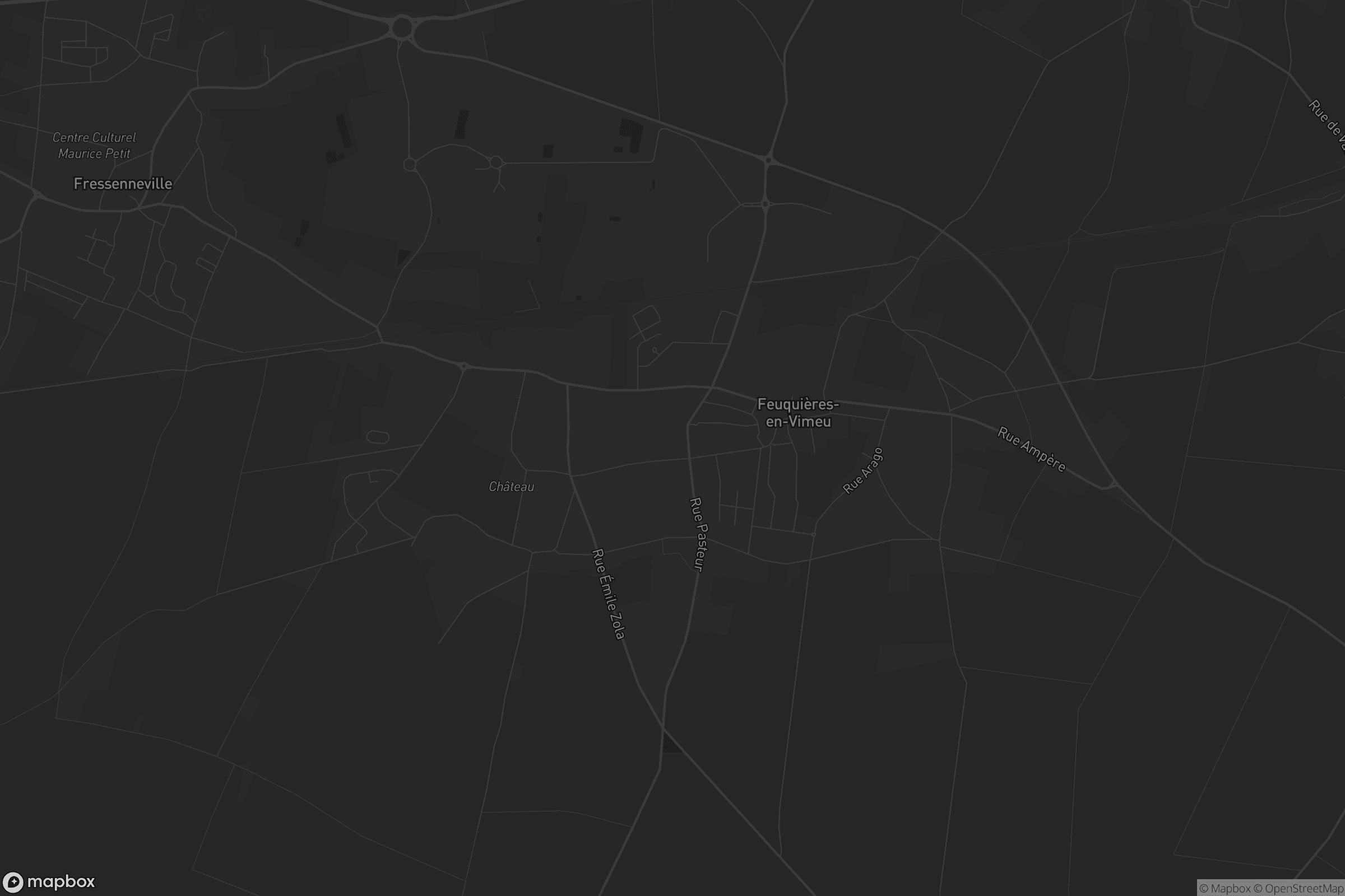 Carte de Feuquières-en-Vimeu