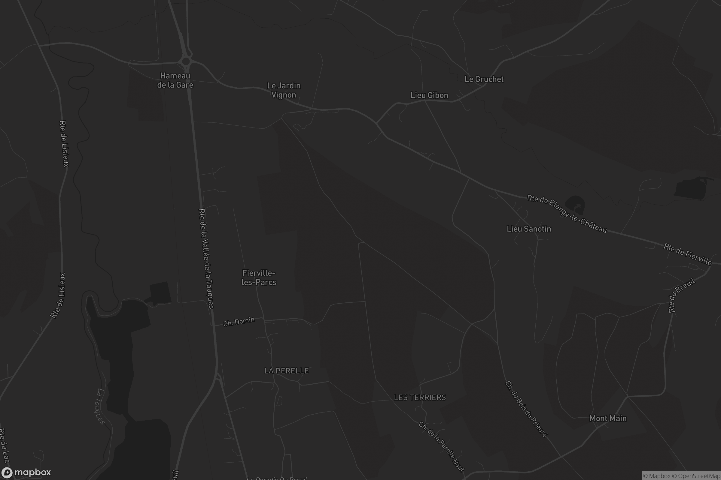 Carte de Fierville-les-Parcs