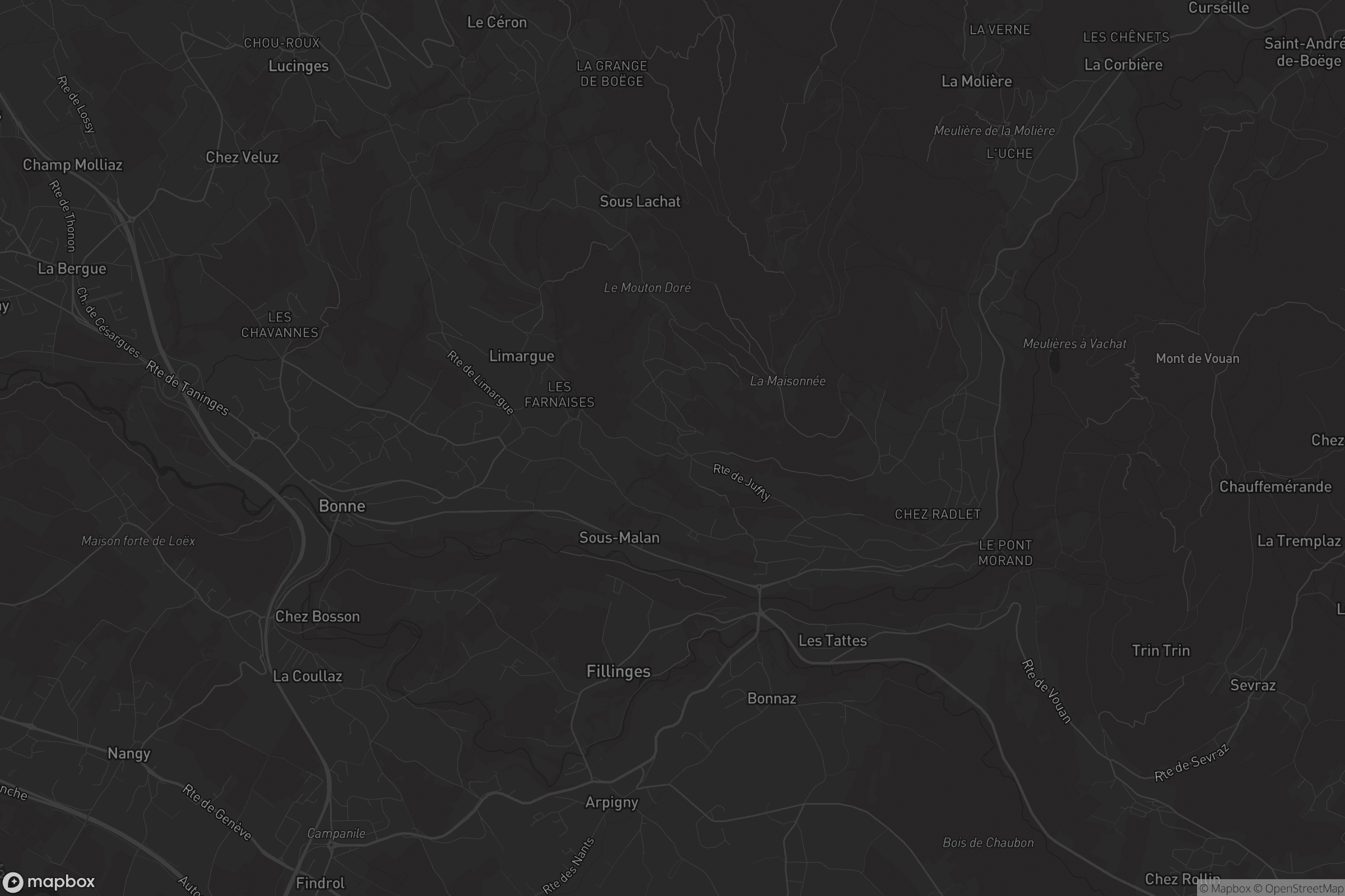 Carte de Fillinges