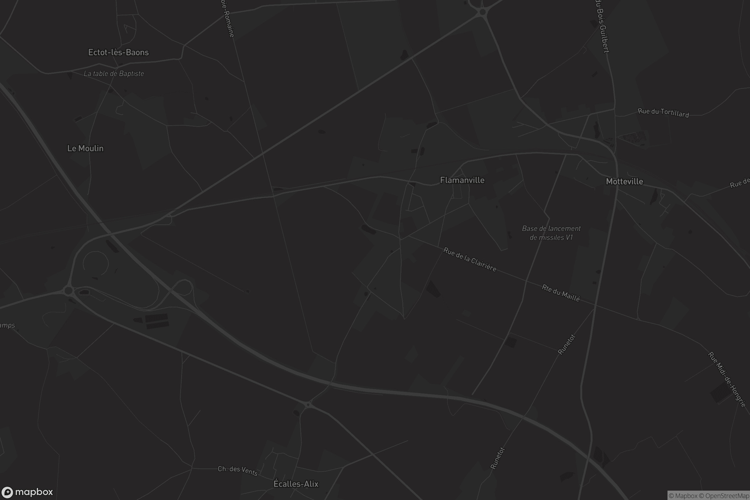 Carte de Flamanville