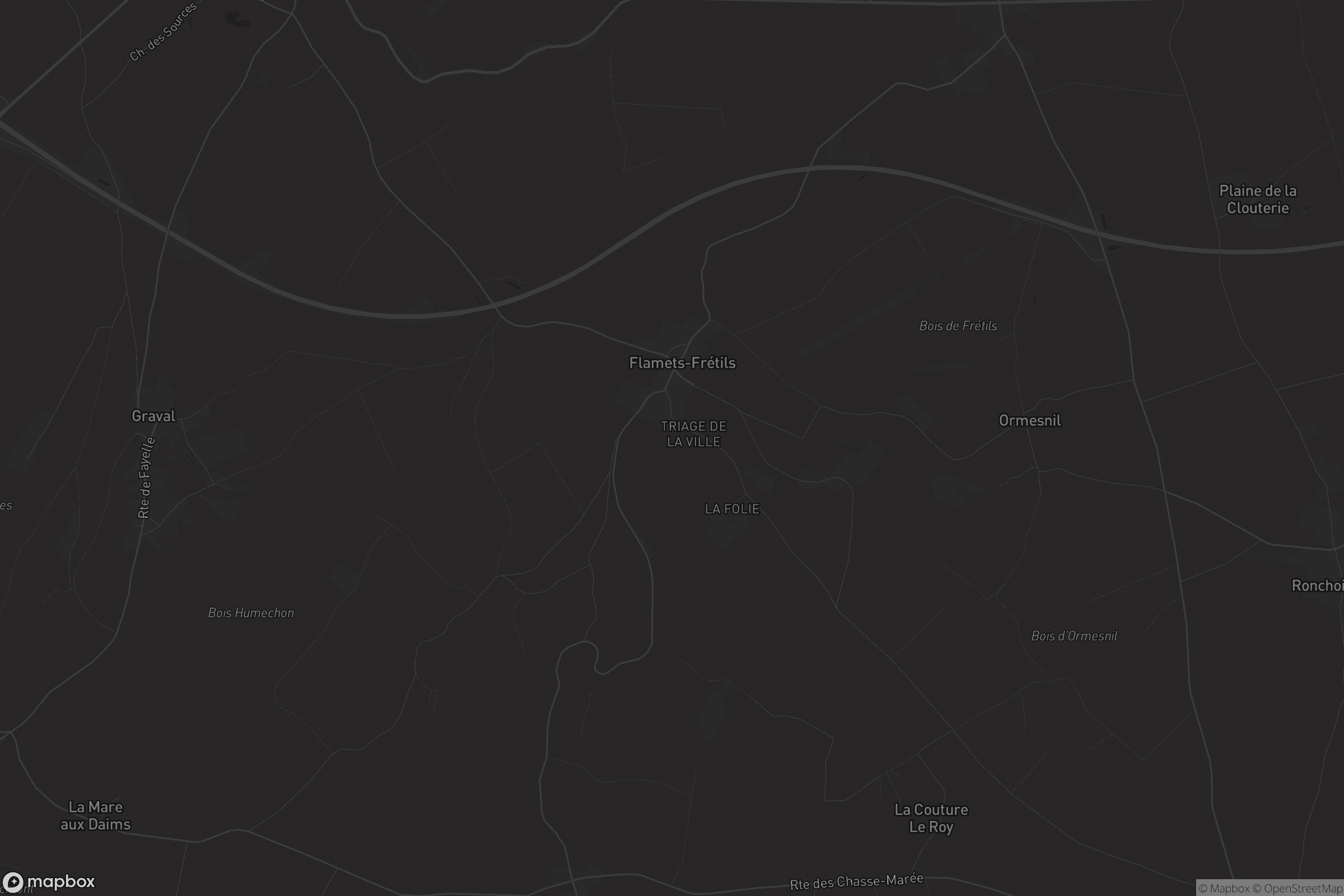 Carte de Flamets-Frétils