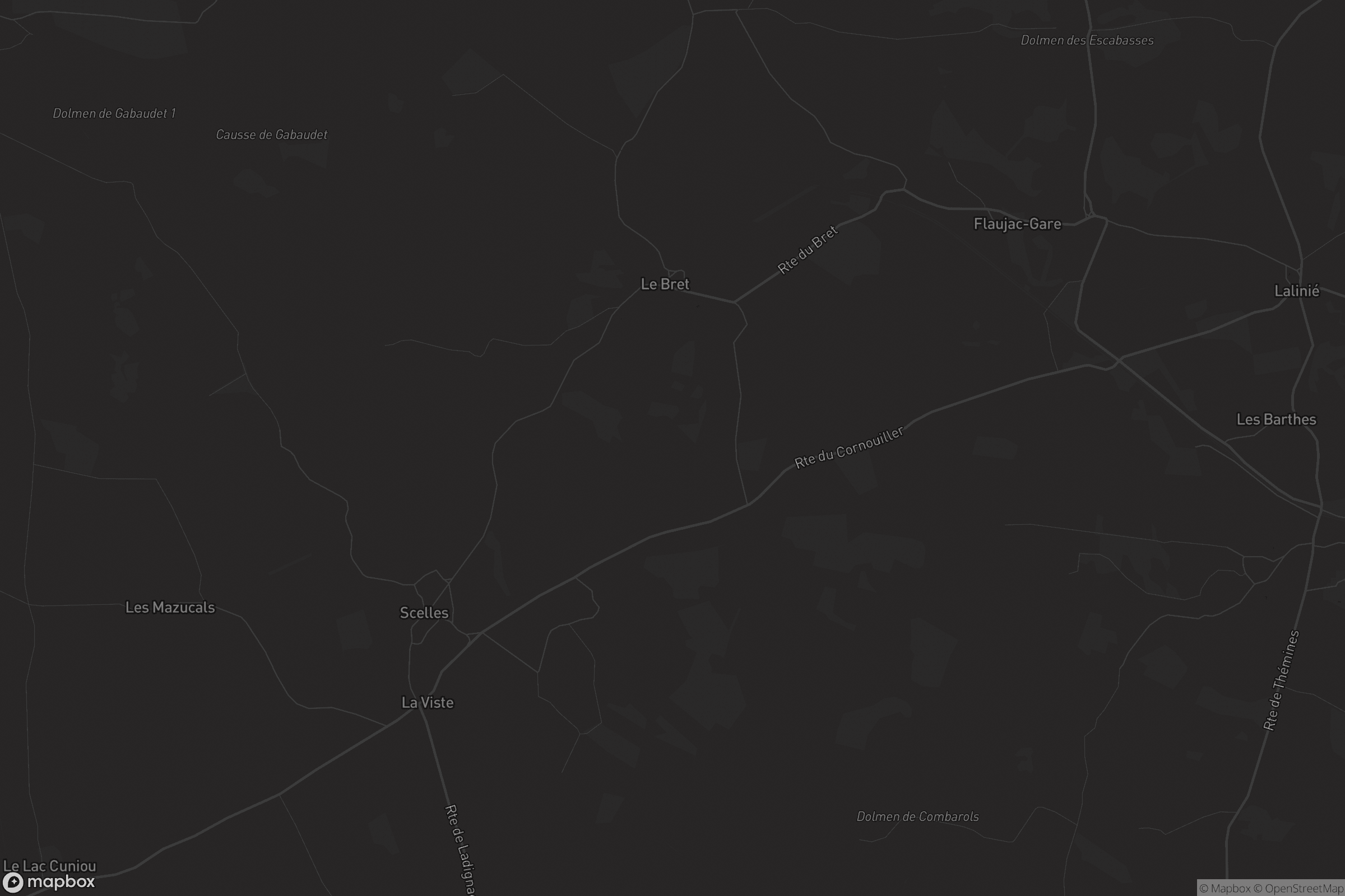 Carte de Flaujac-Gare