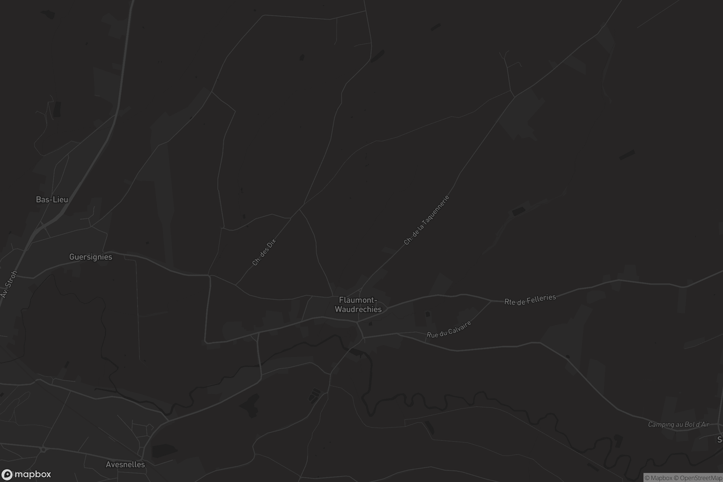 Carte de Flaumont-Waudrechies