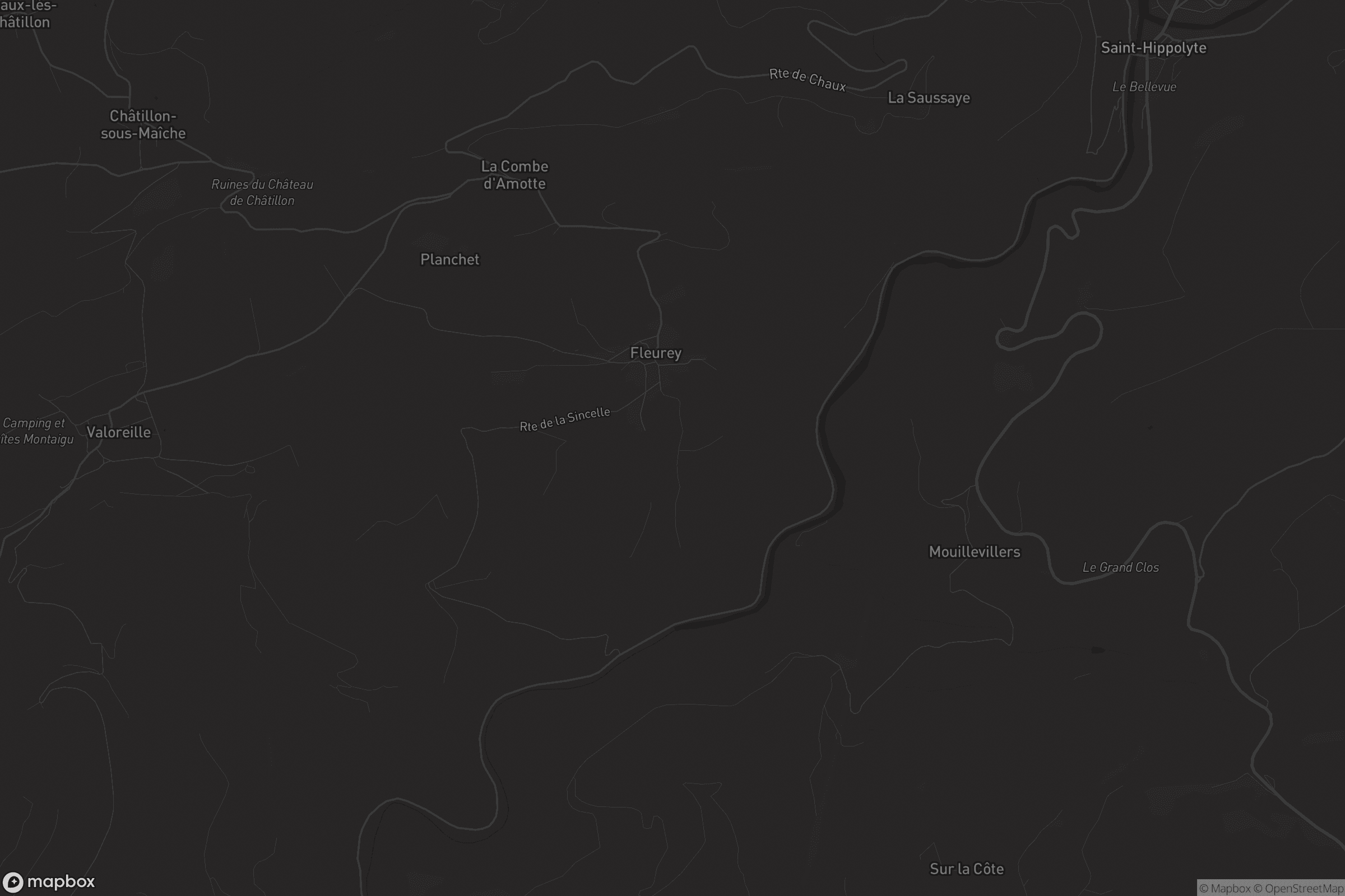 Carte de Fleurey