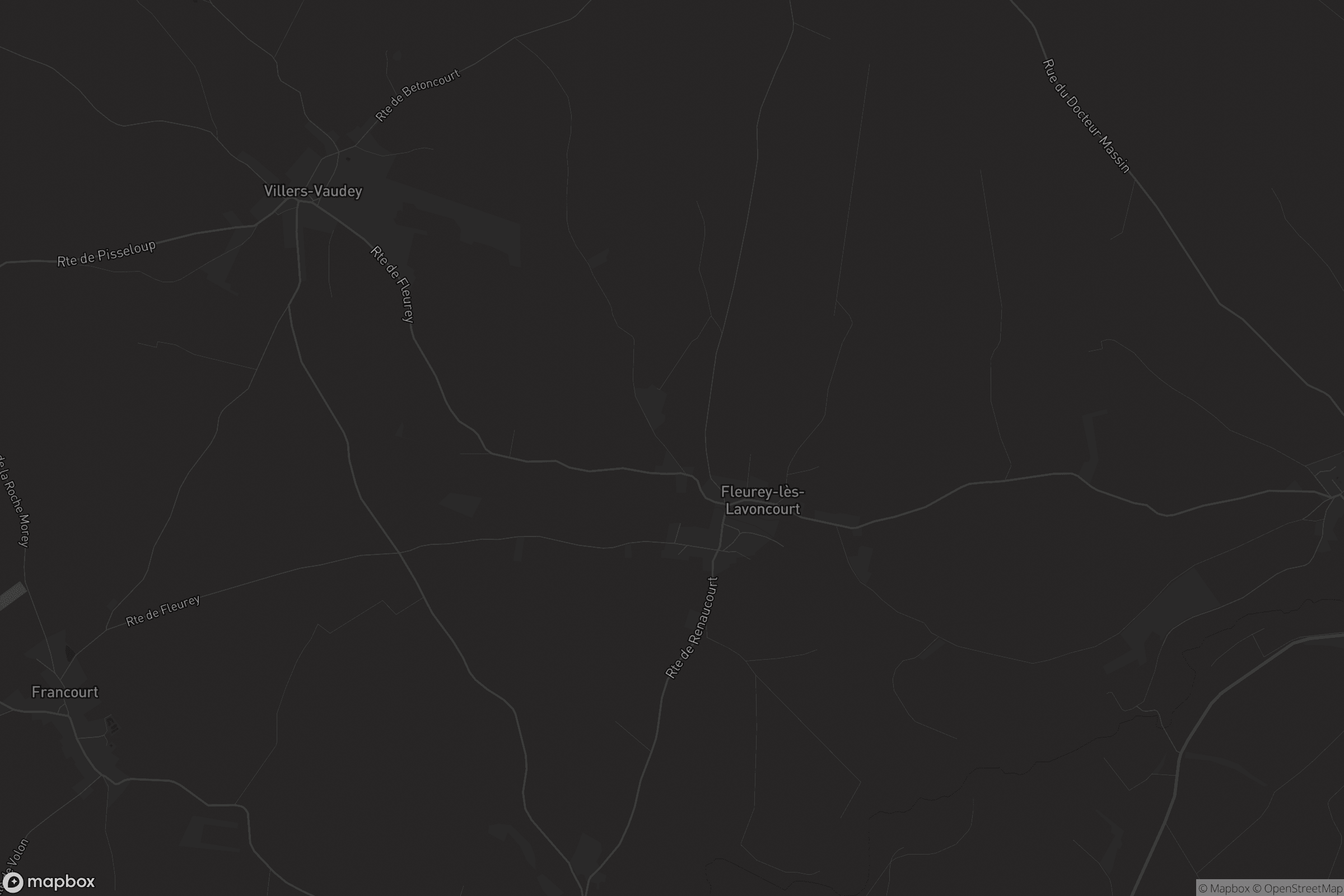Carte de Fleurey-lès-Lavoncourt