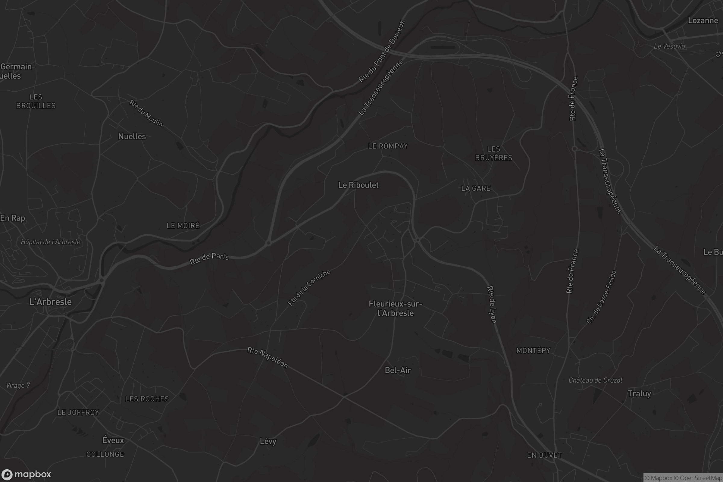 Carte de Fleurieux-sur-l'Arbresle