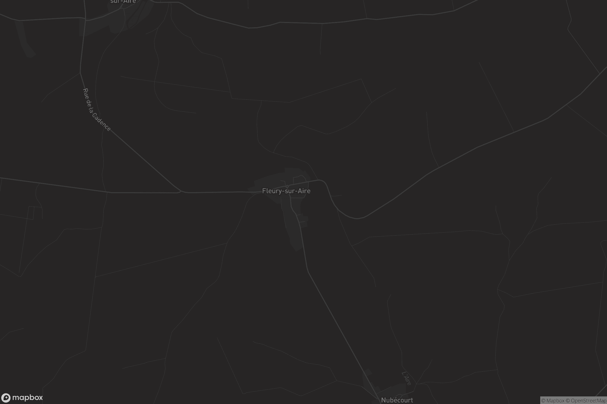 Carte de Fleury-sur-Aire