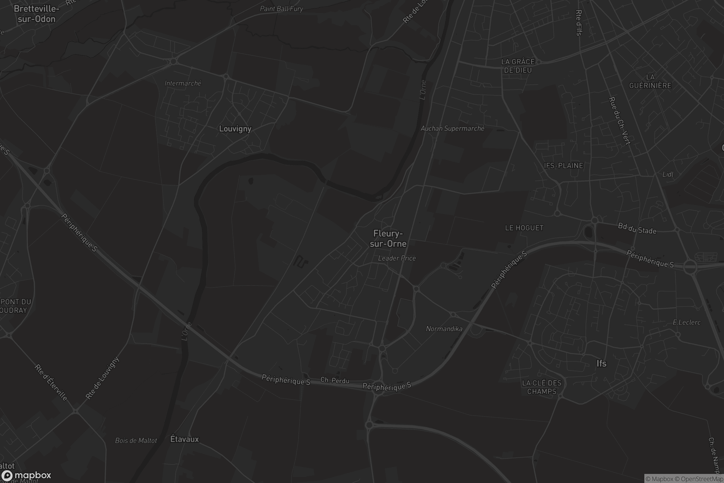 Carte de Fleury-sur-Orne