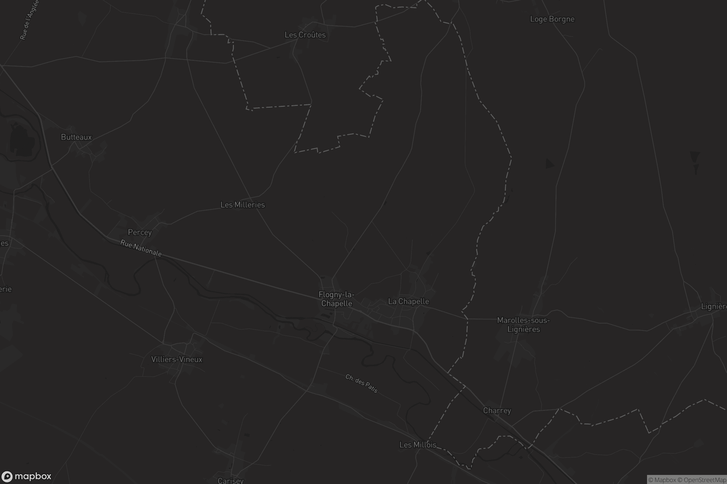 Carte de Flogny-la-Chapelle