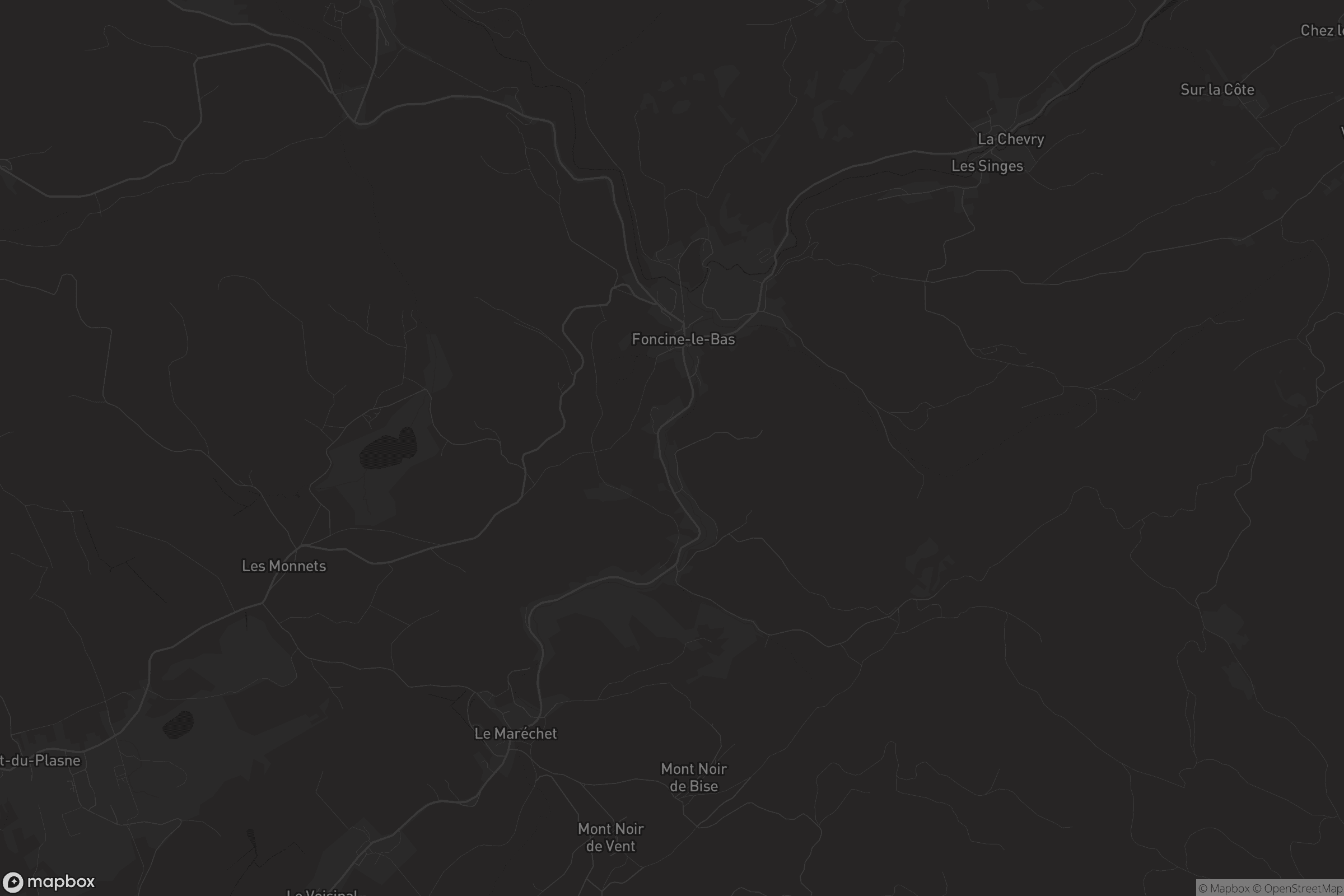 Carte de Foncine-le-Bas