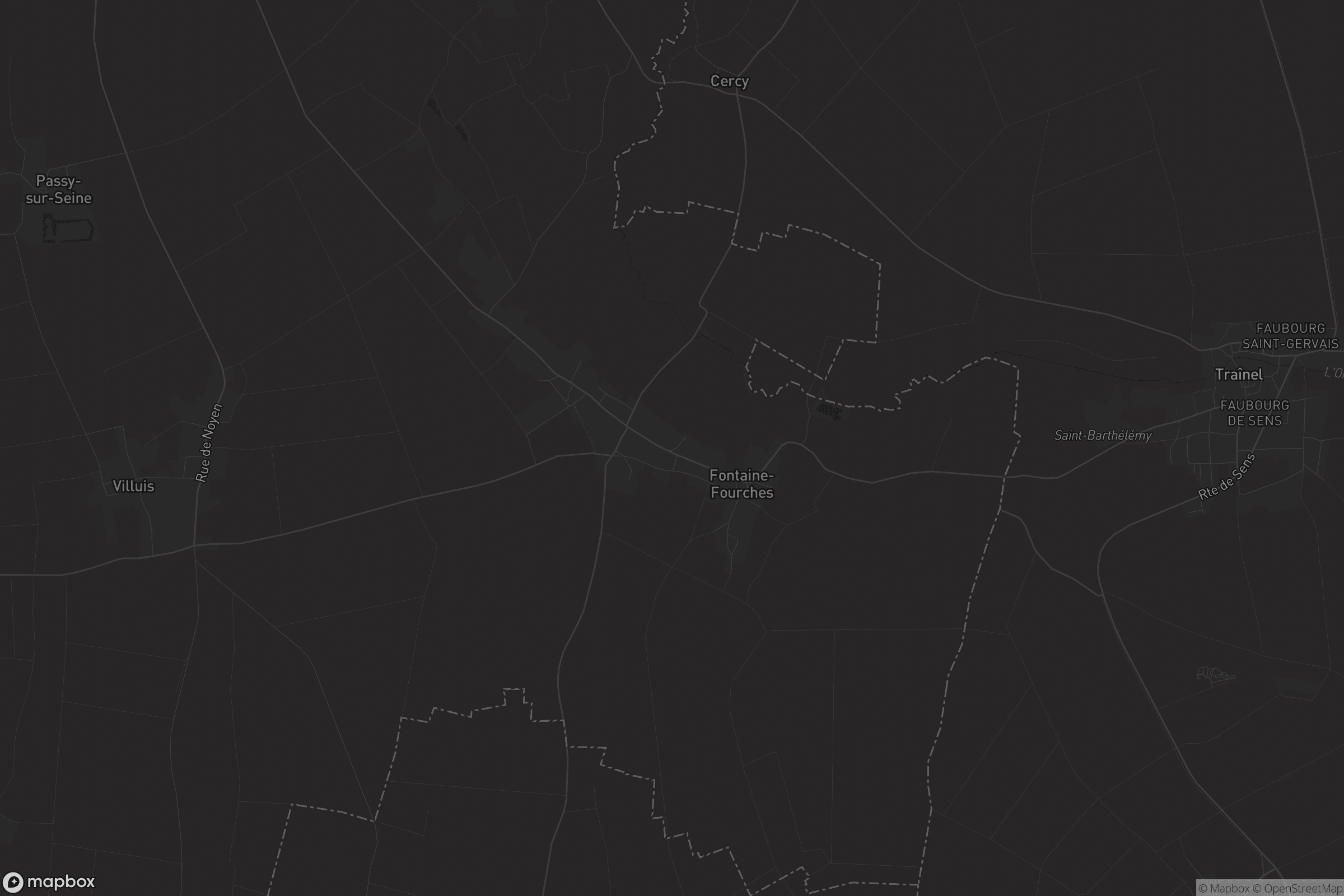 Carte de Fontaine-Fourches