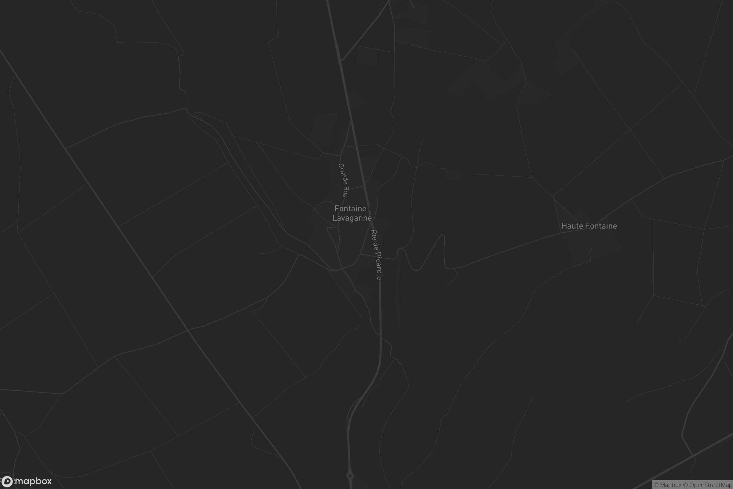 Carte de Fontaine-Lavaganne