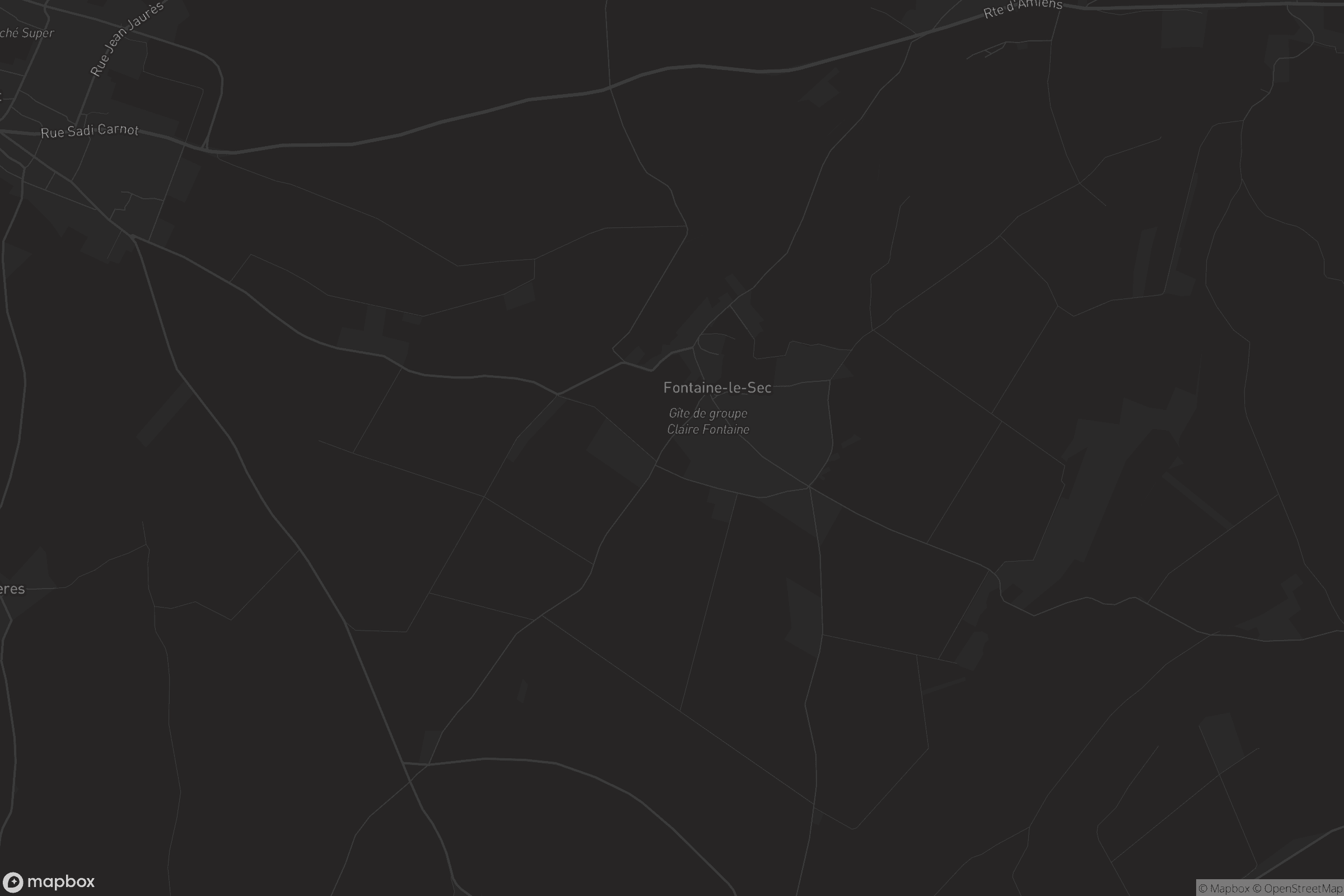 Carte de Fontaine-le-Sec