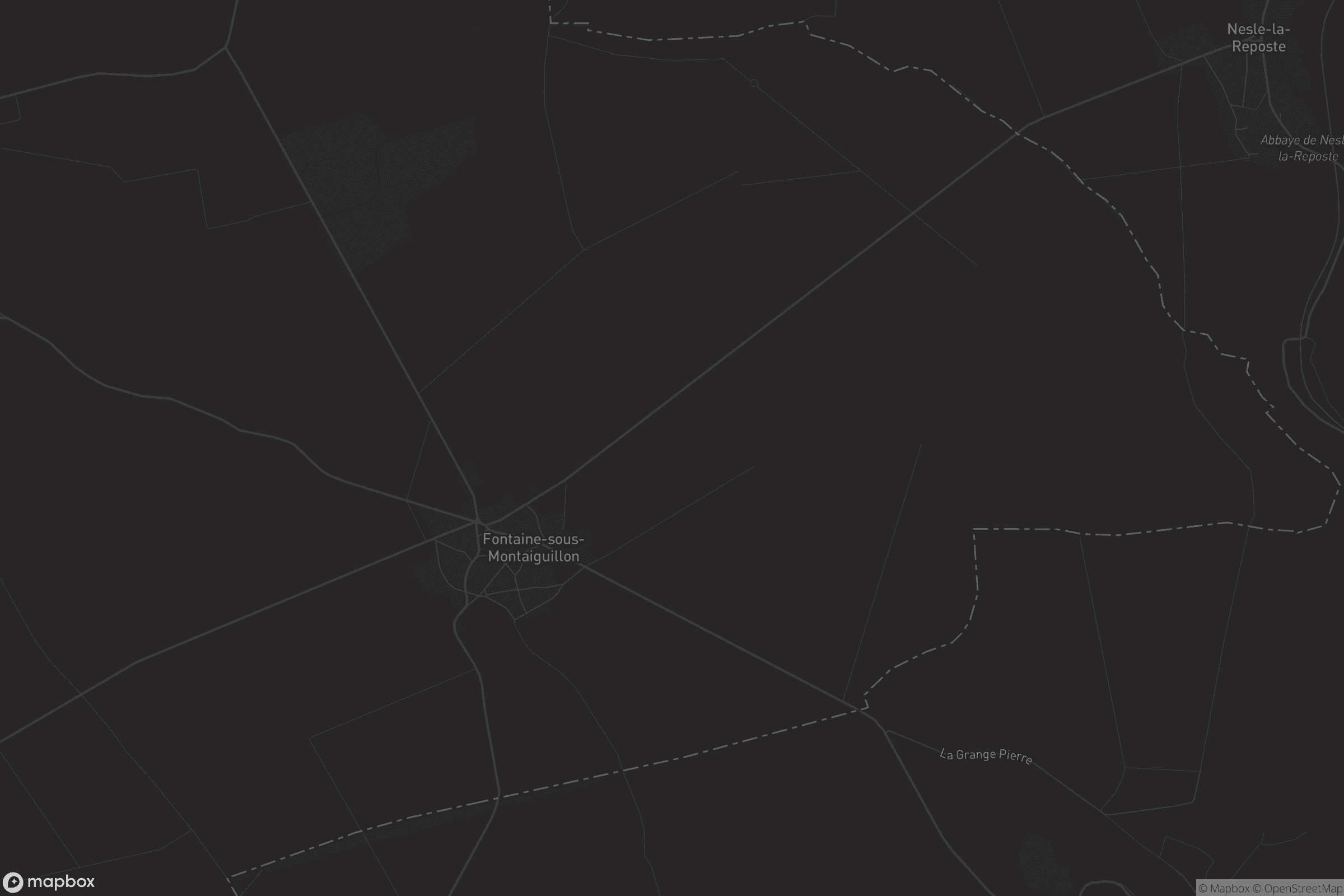 Carte de Fontaine-sous-Montaiguillon