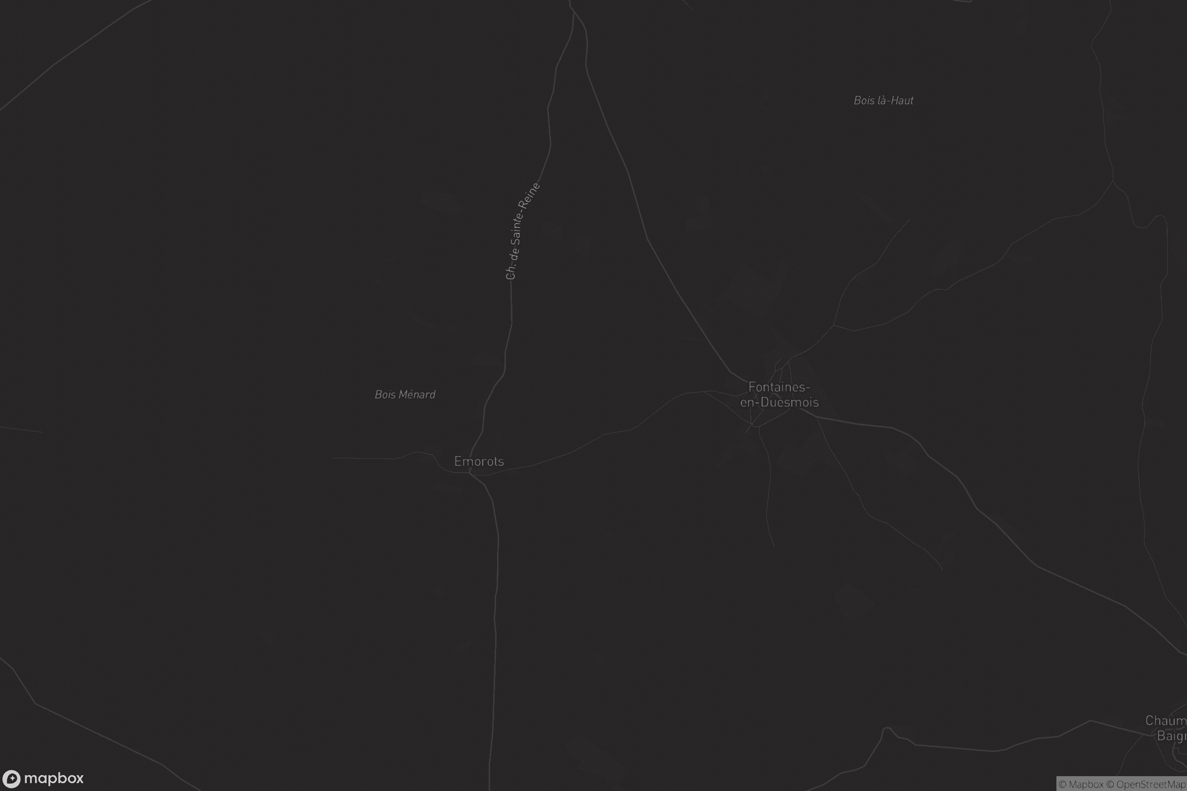 Carte de Fontaines-en-Duesmois