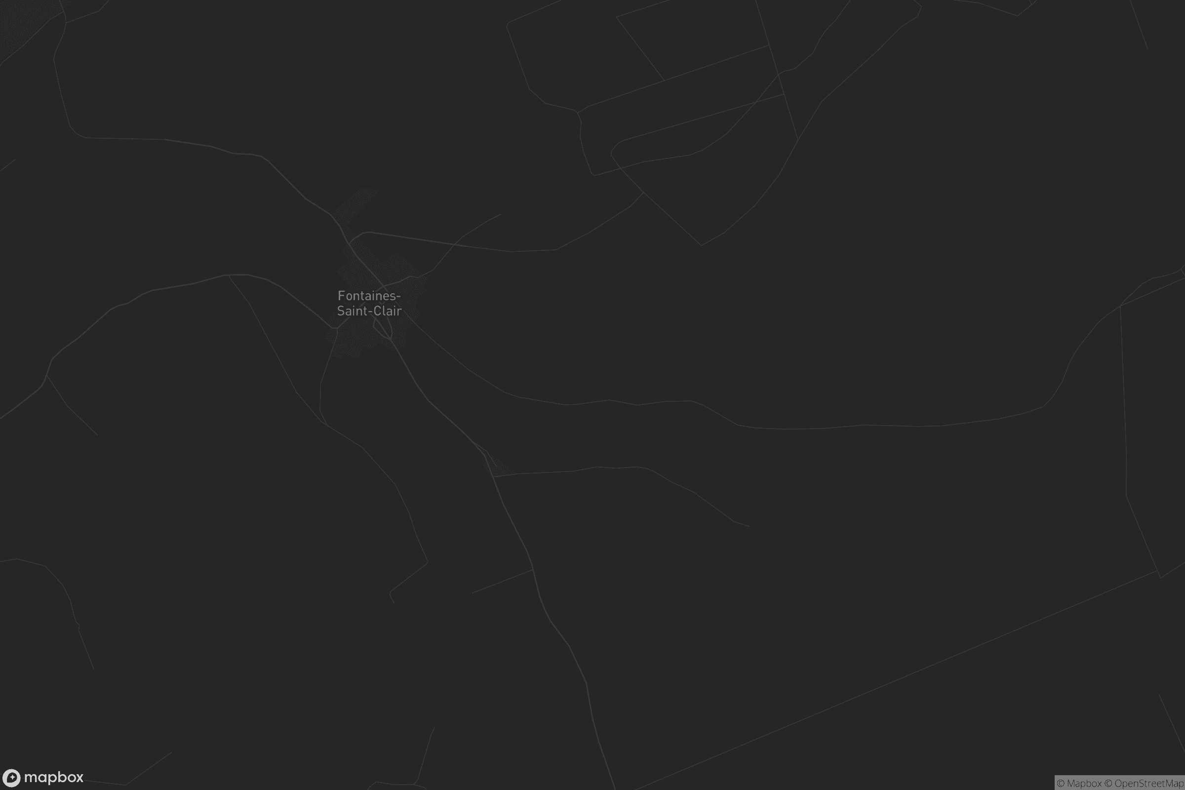 Carte de Fontaines-Saint-Clair