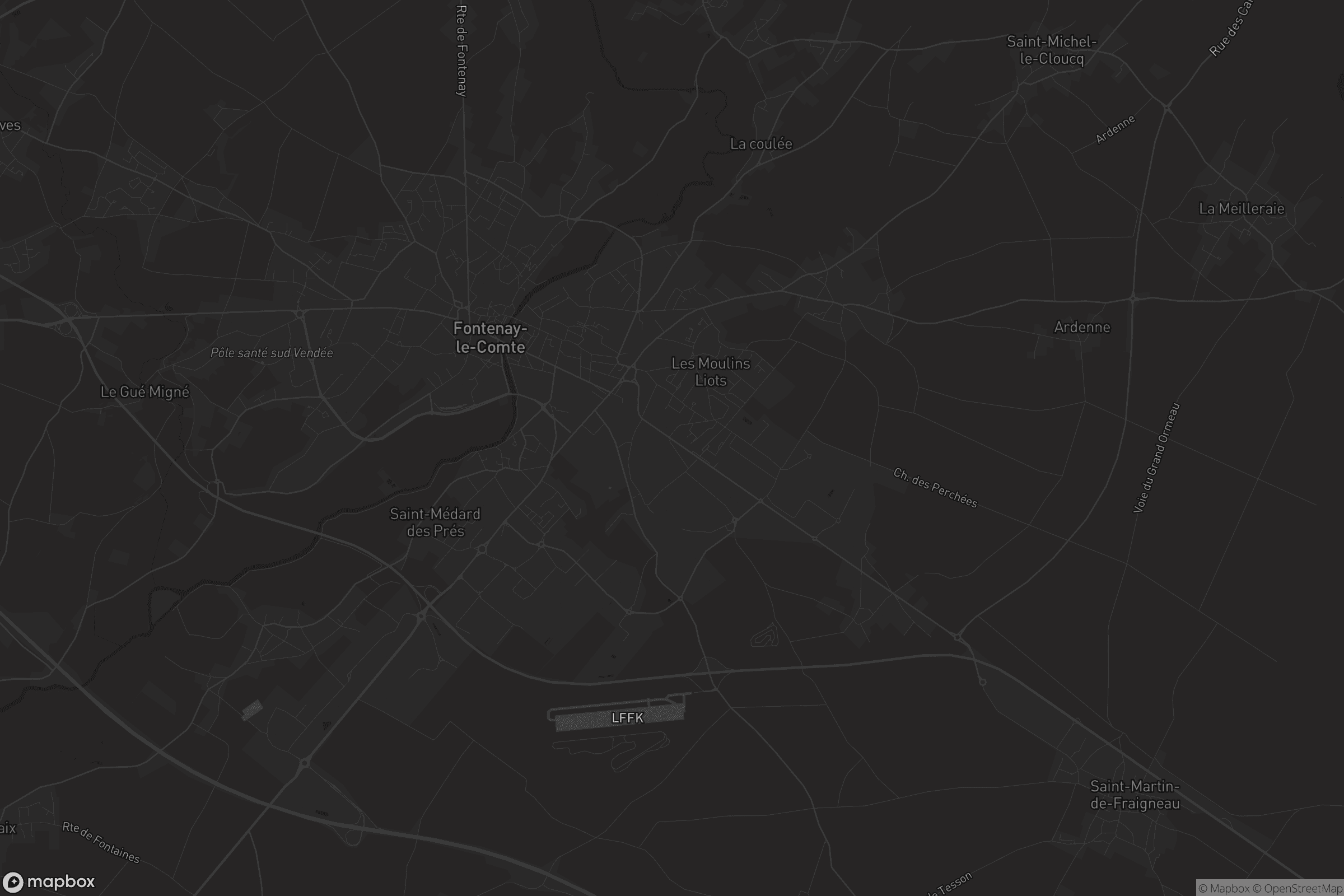 Carte de Fontenay-le-Comte