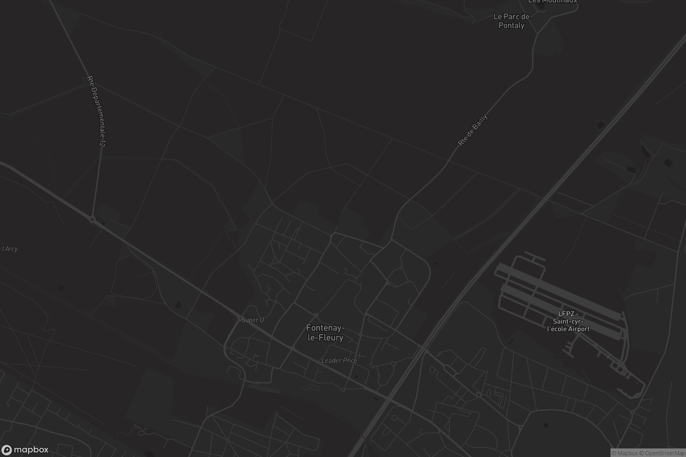 Carte de Fontenay-le-Fleury