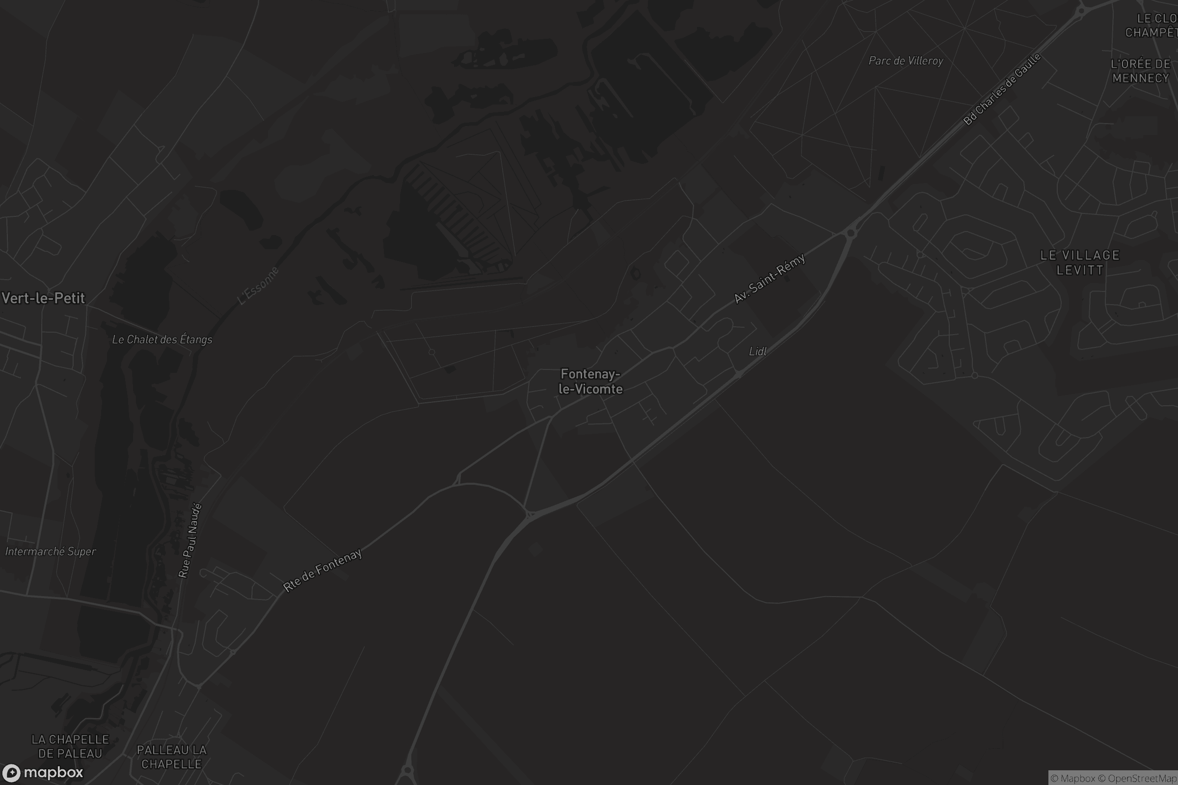 Carte de Fontenay-le-Vicomte