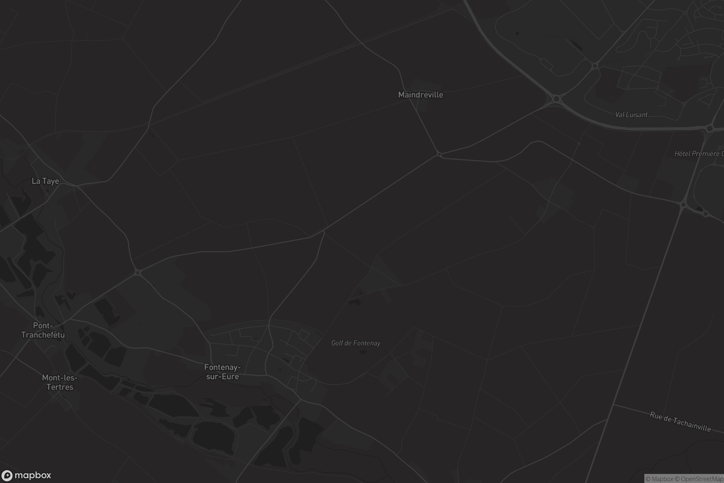 Carte de Fontenay-sur-Eure