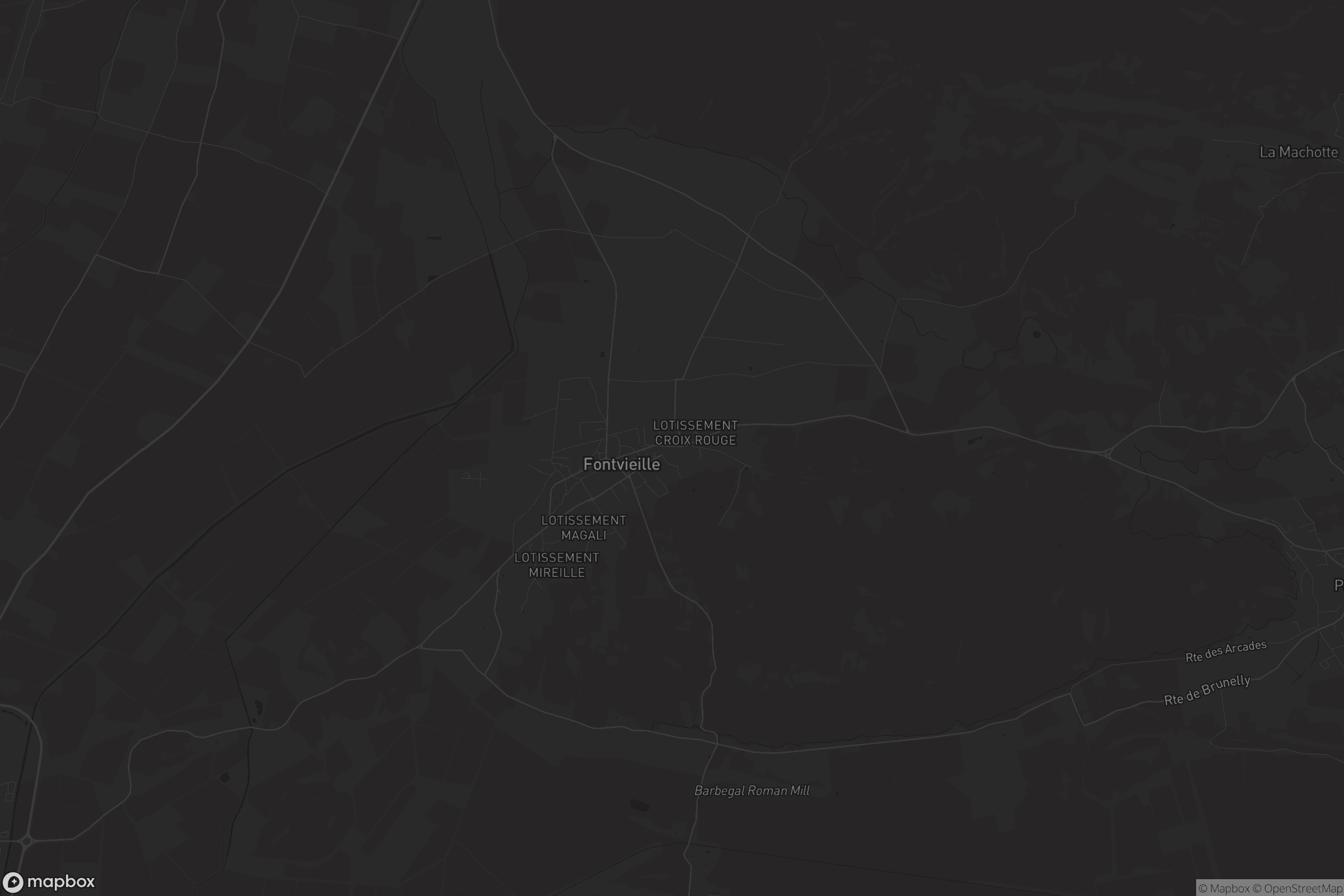 Carte de Fontvieille