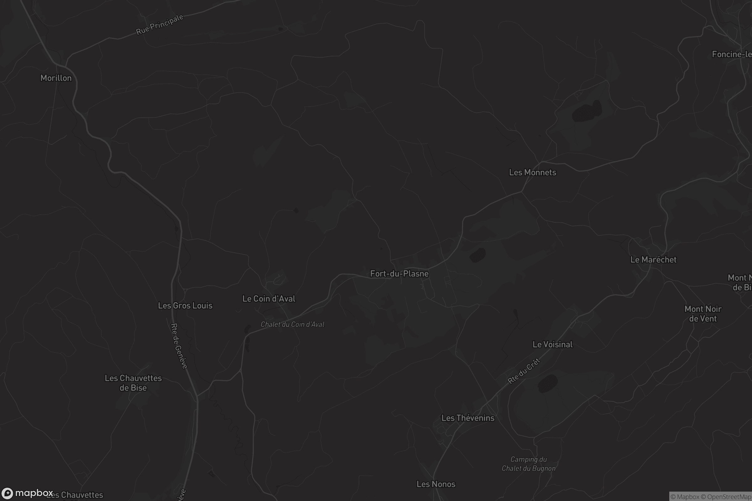 Carte de Fort-du-Plasne