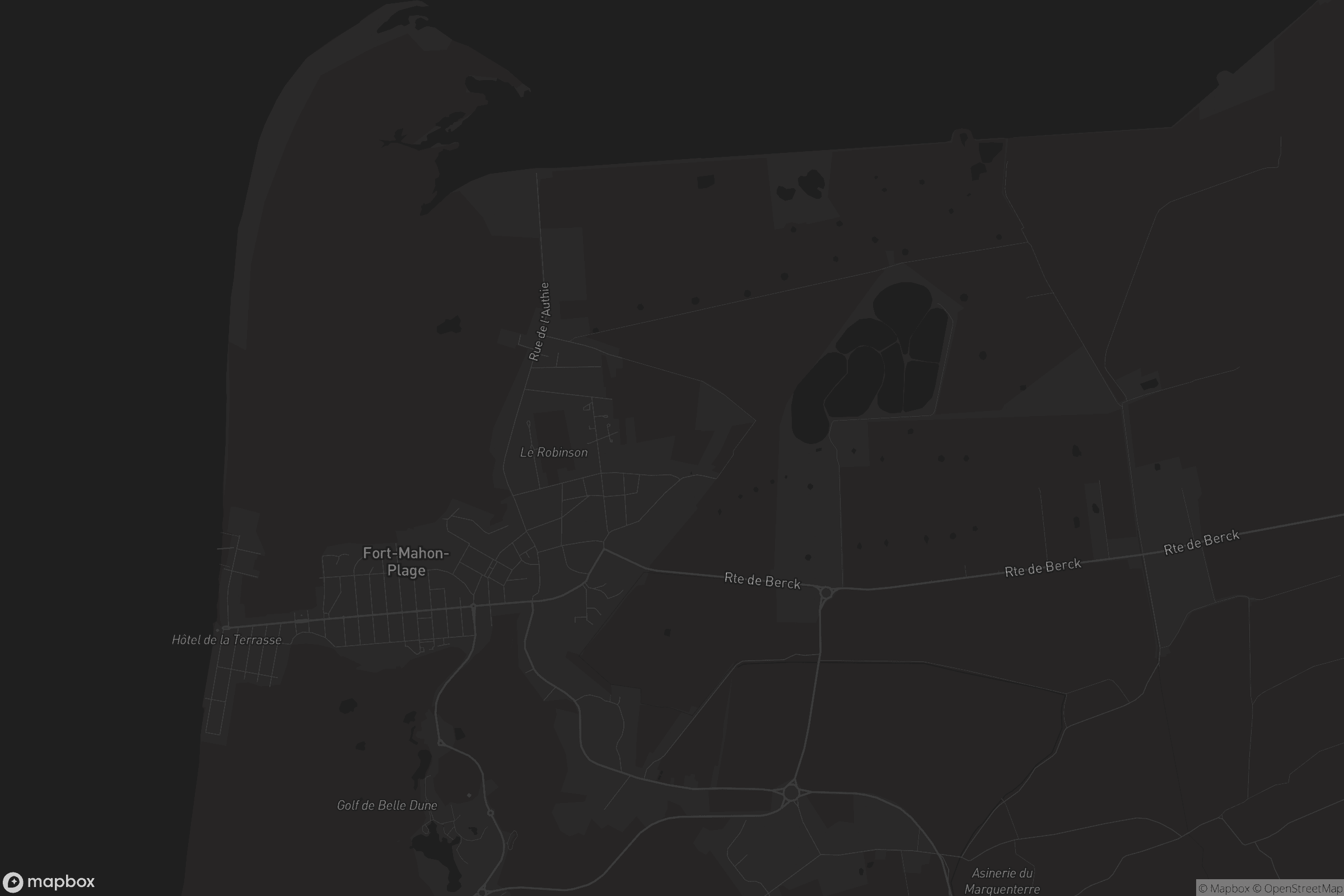 Carte de Fort-Mahon-Plage