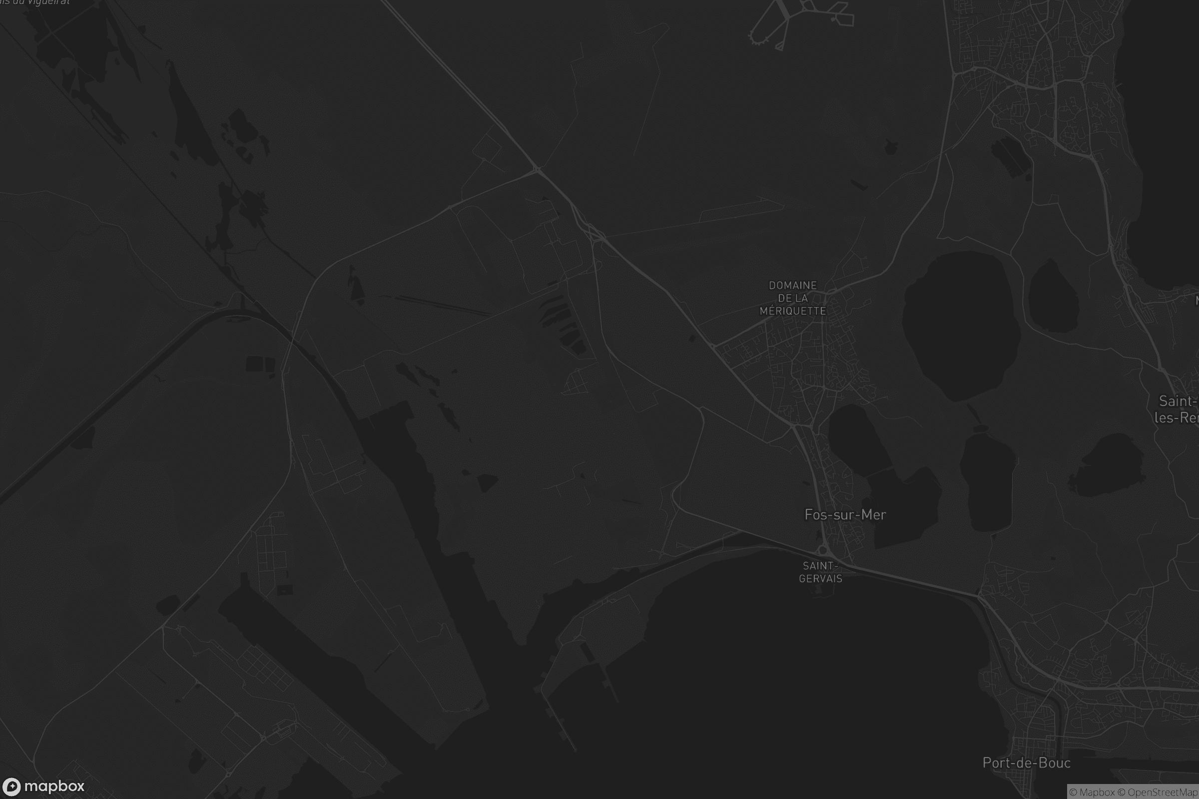 Carte de Fos-sur-Mer