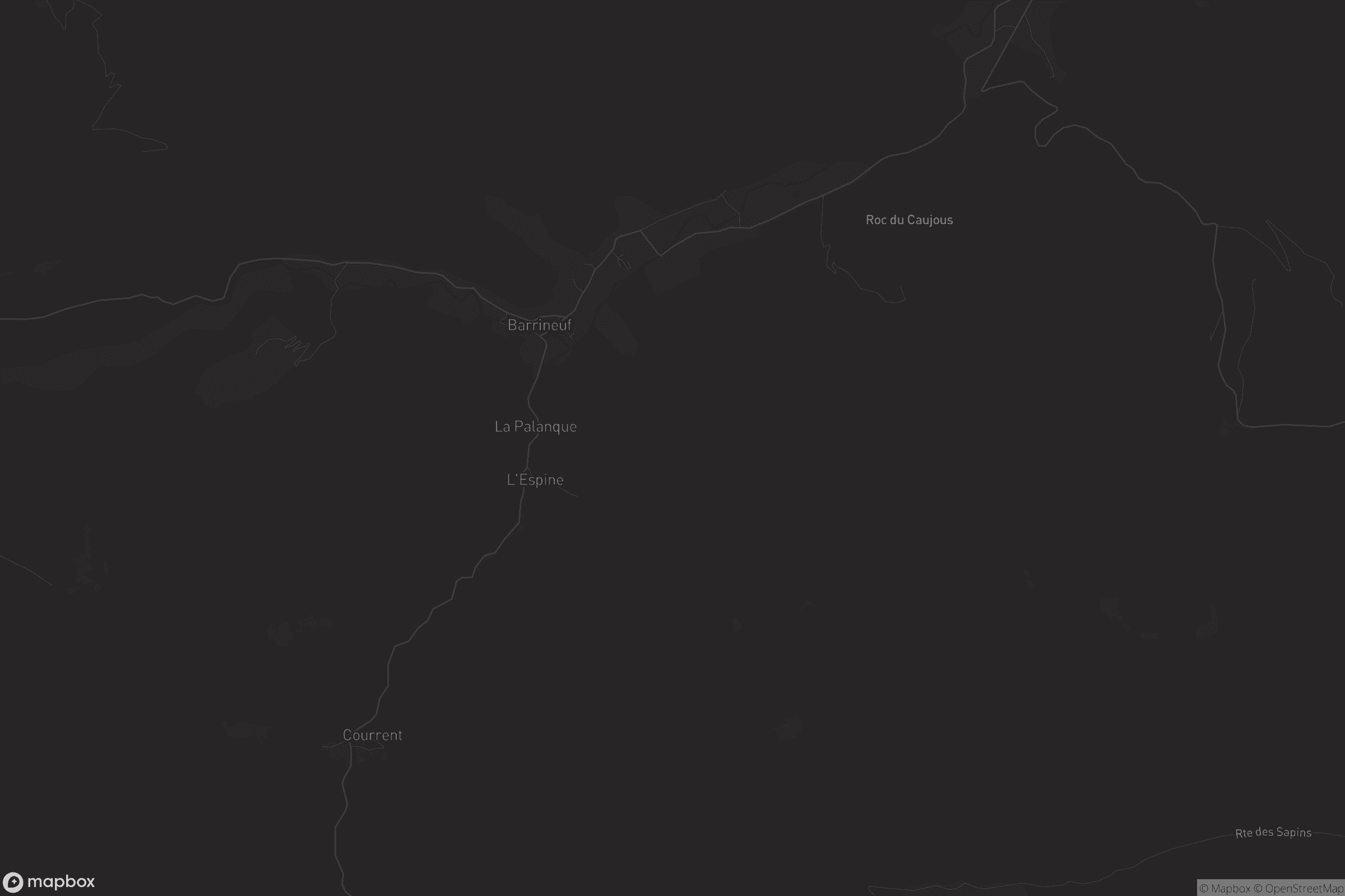 Carte de Fougax-et-Barrineuf