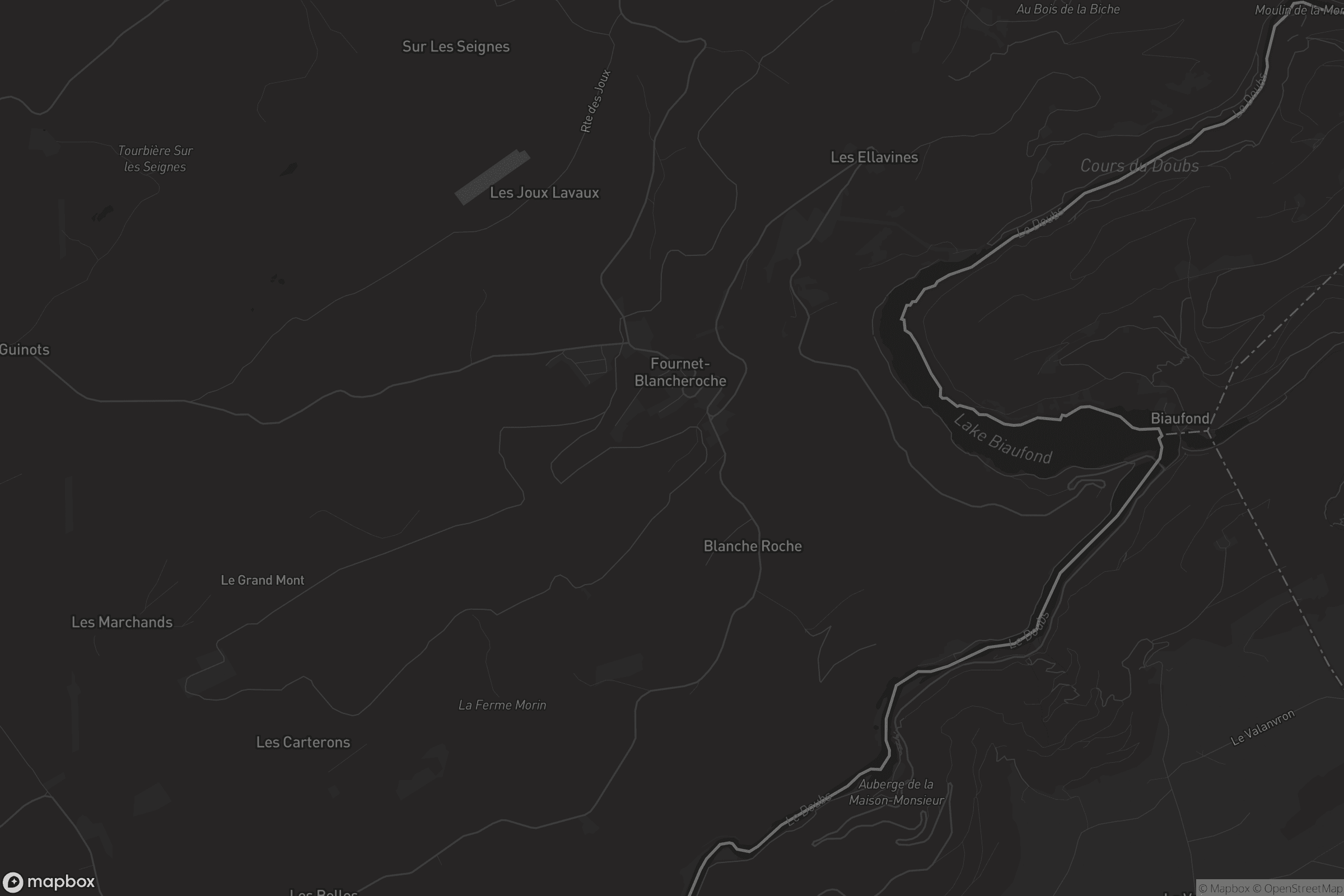 Carte de Fournet-Blancheroche