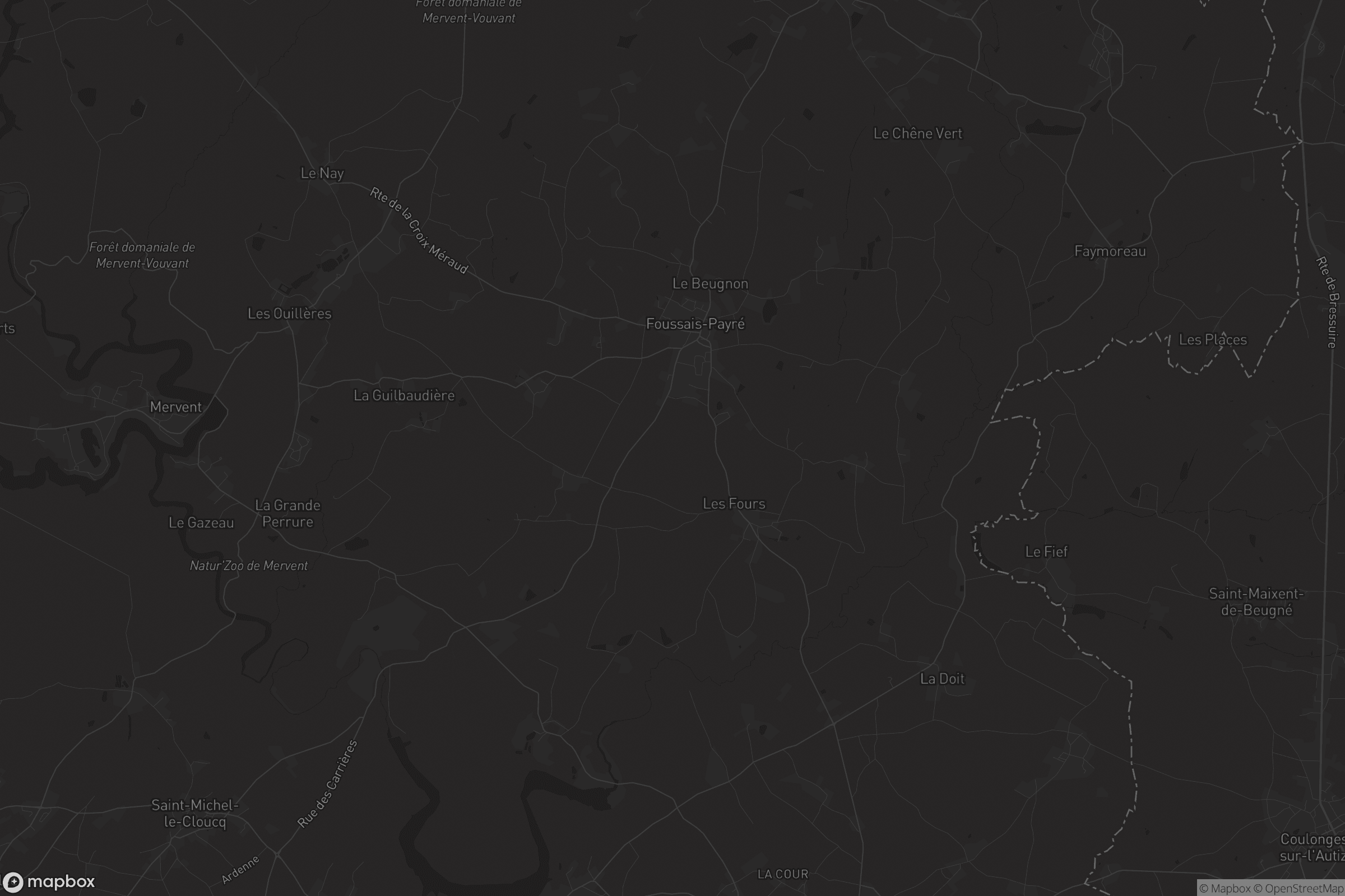 Carte de Foussais-Payré