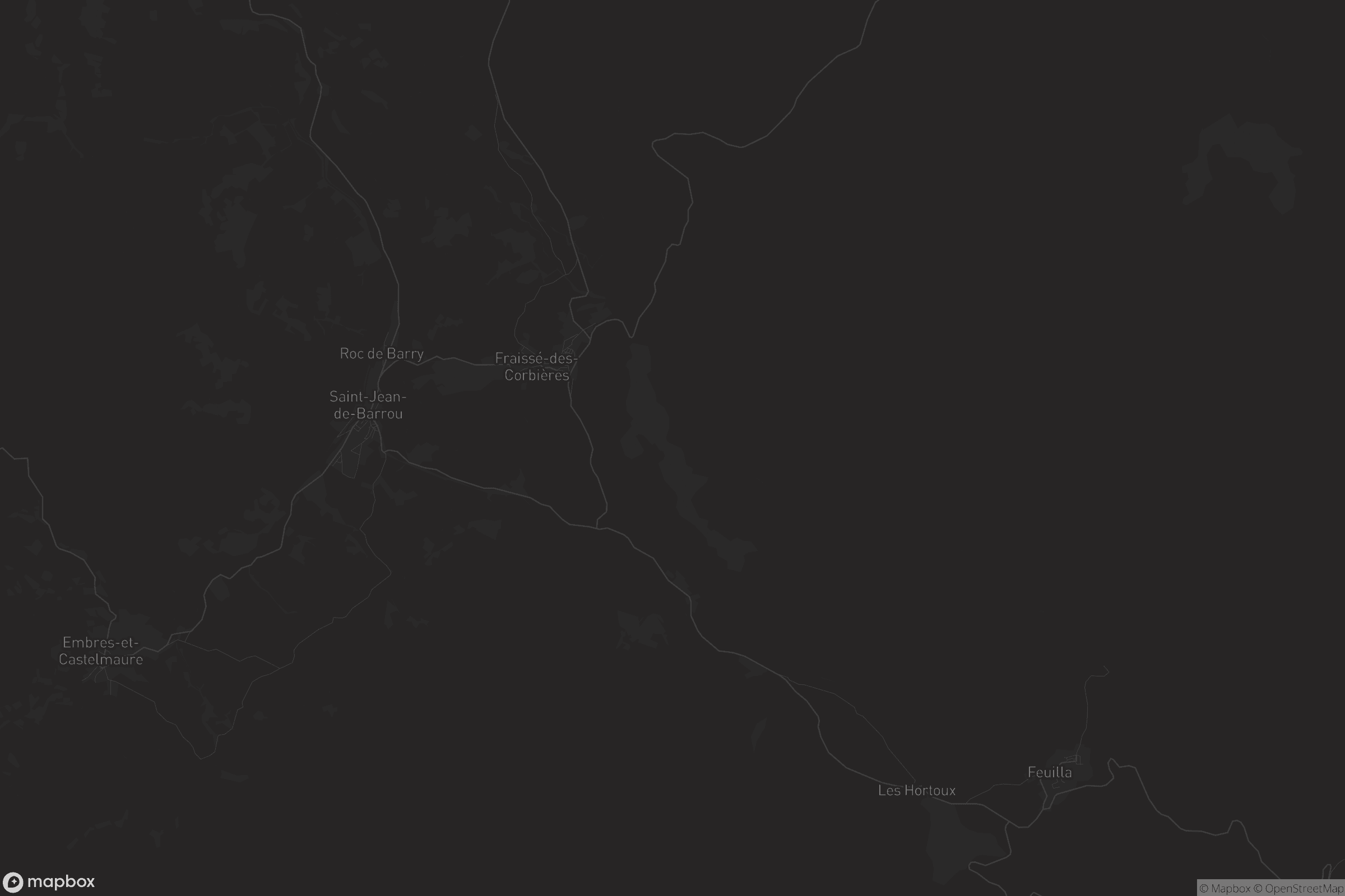 Carte de Fraissé-des-Corbières