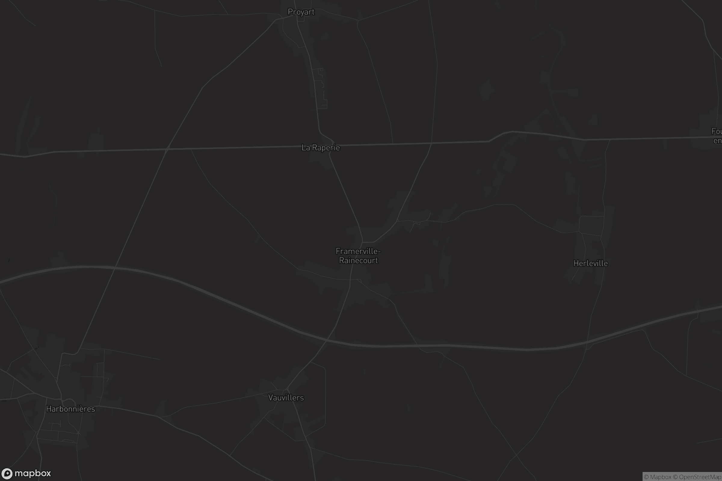 Carte de Framerville-Rainecourt
