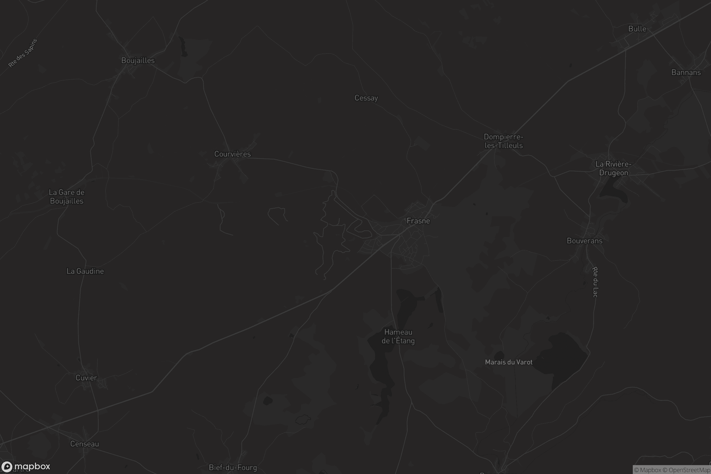 Carte de Frasne
