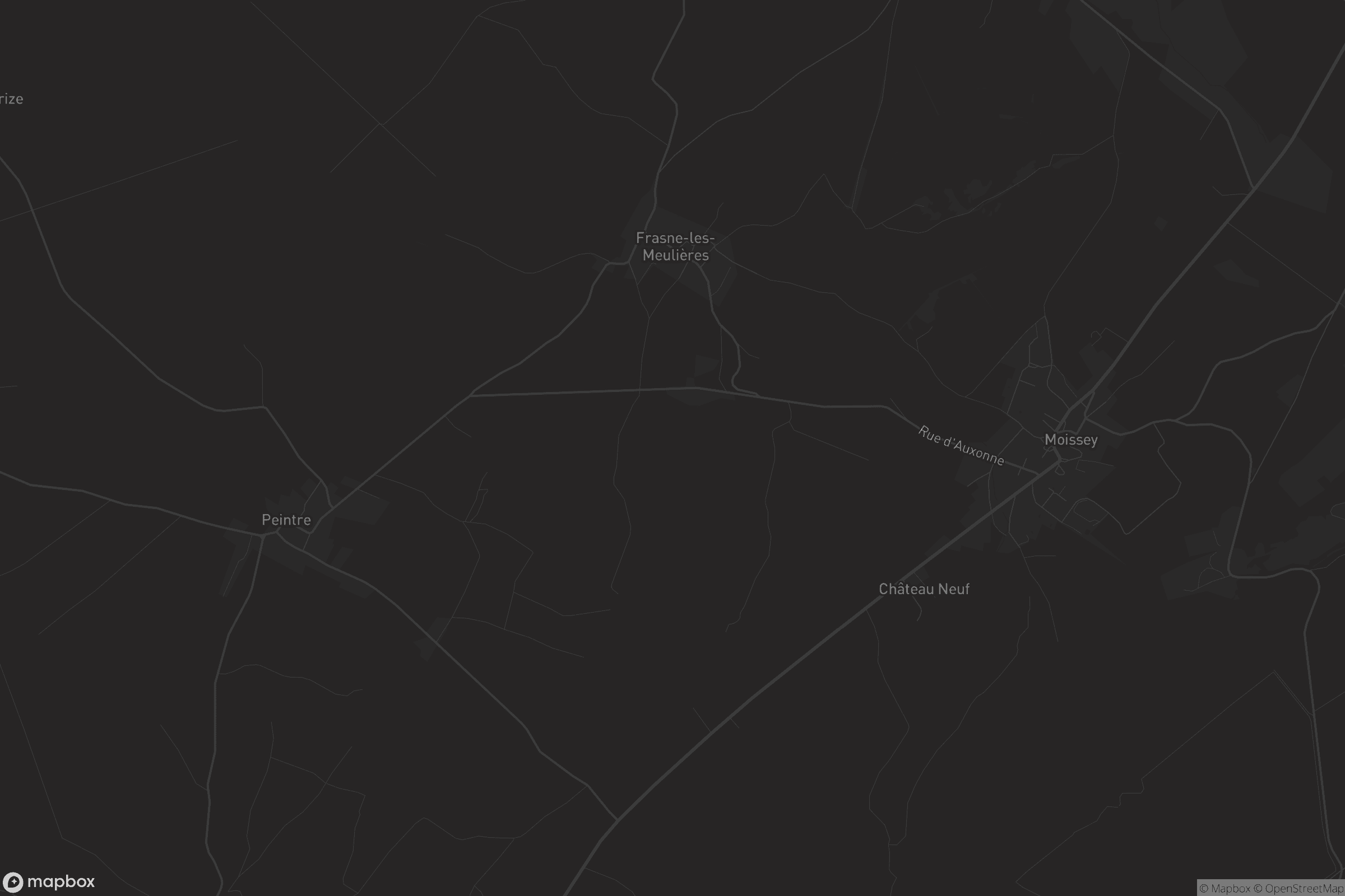 Carte de Frasne-les-Meulières