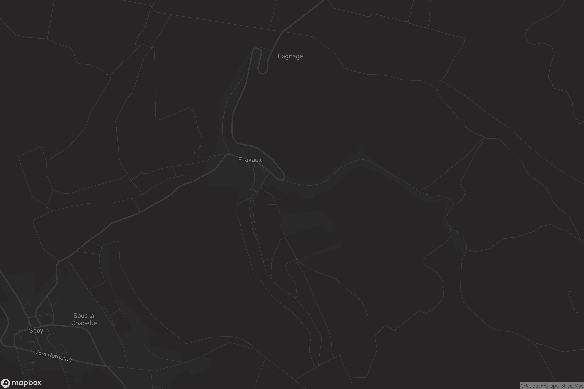 Carte de Fravaux