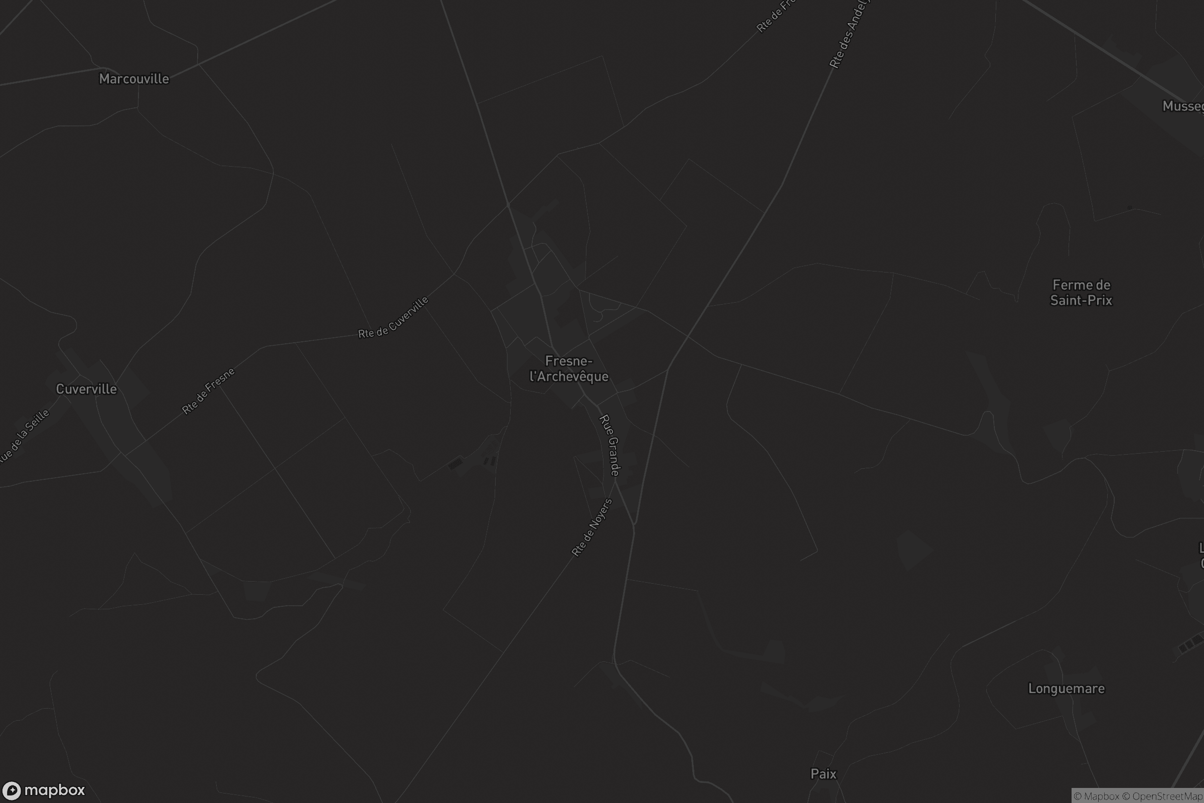 Carte de Fresne-l'Archevêque