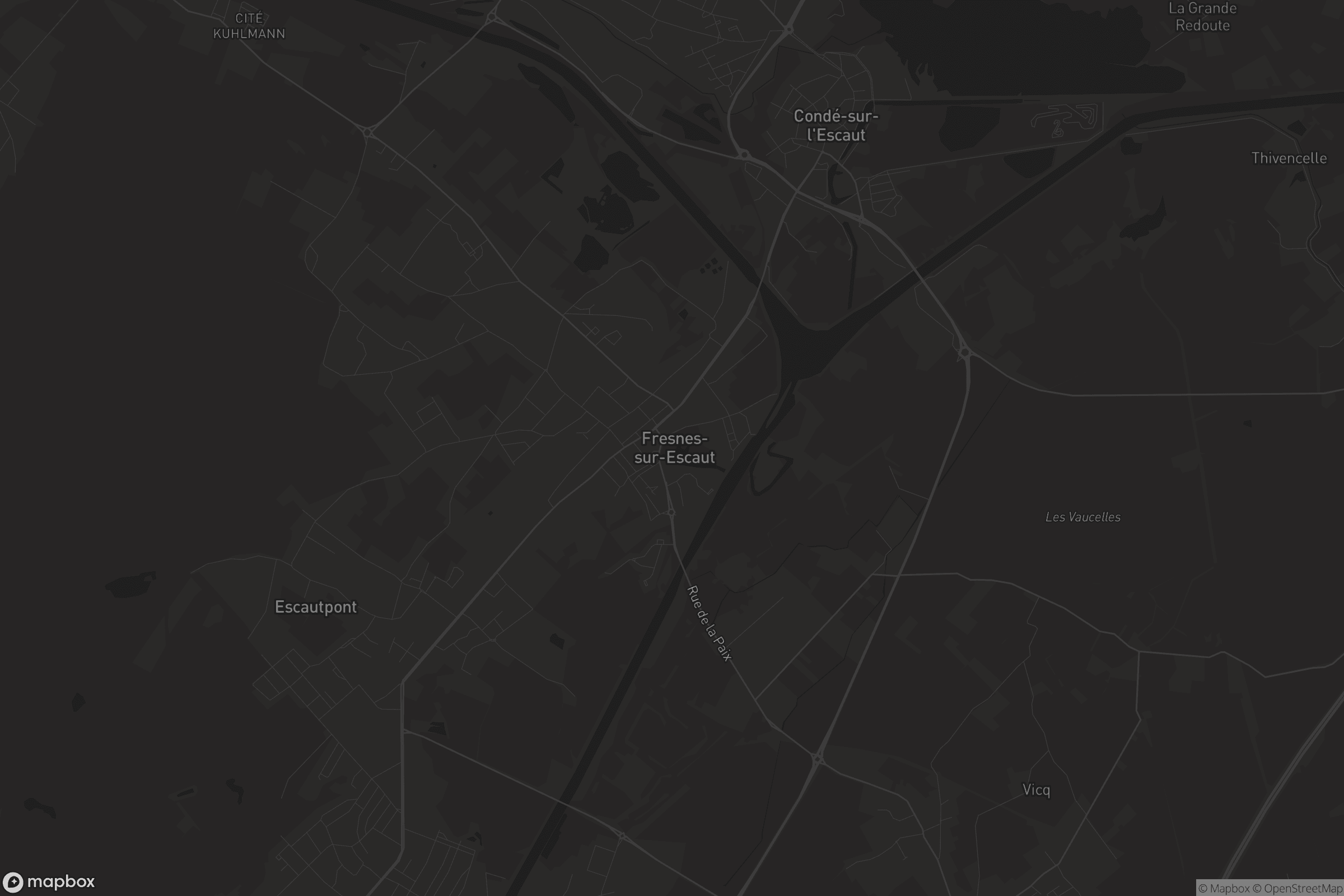 Carte de Fresnes-sur-Escaut