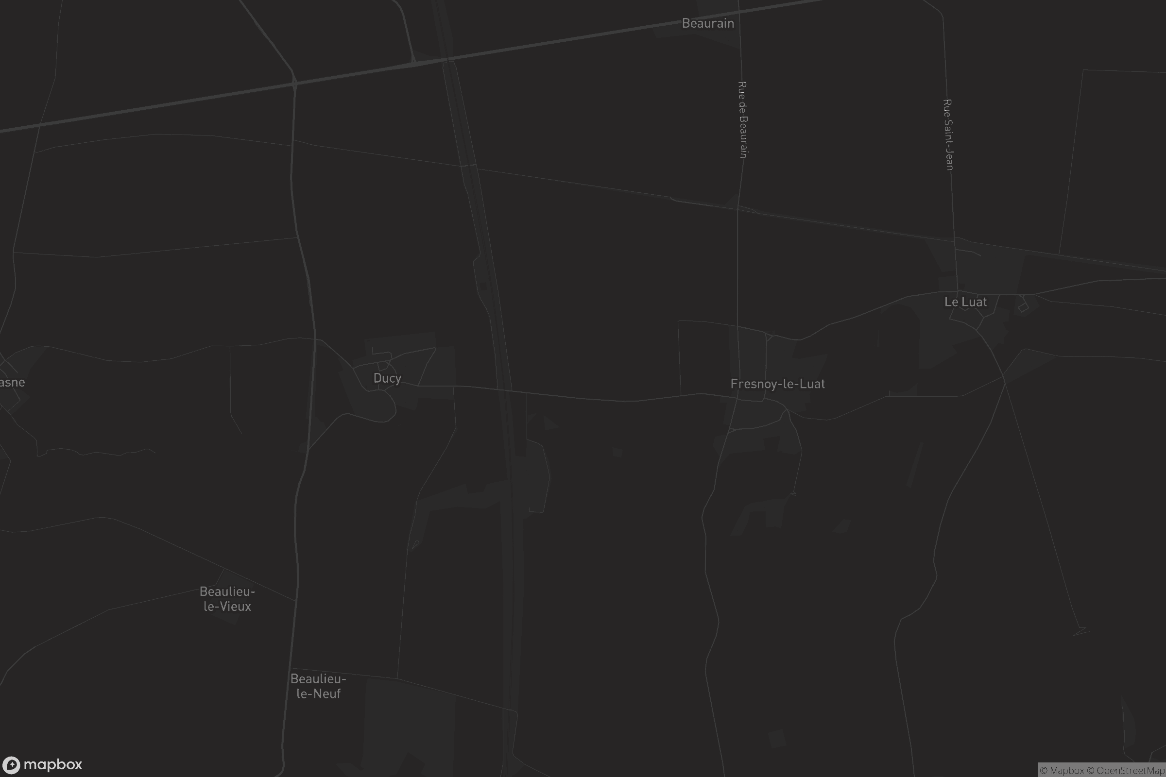 Carte de Fresnoy-le-Luat