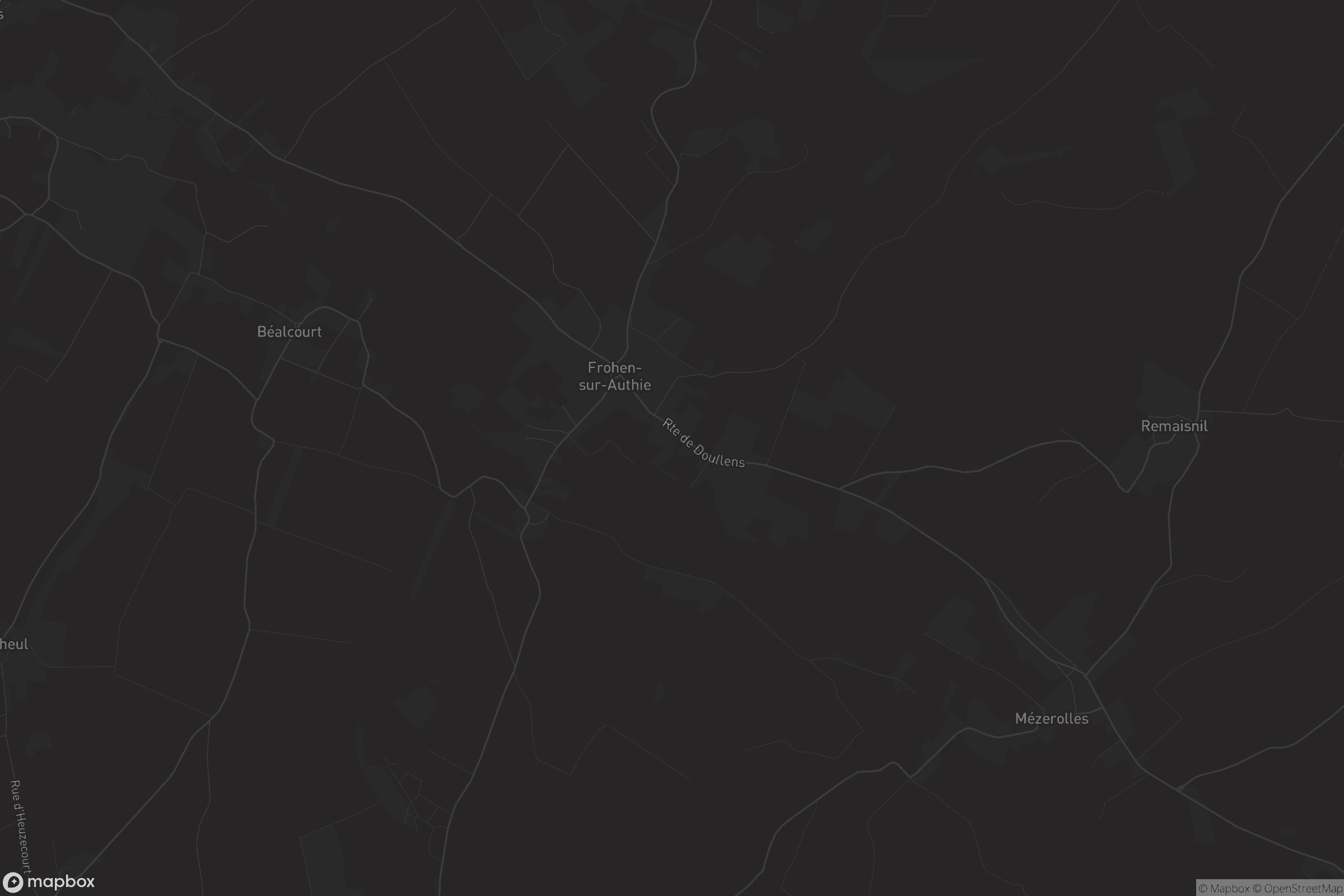 Carte de Frohen-sur-Authie