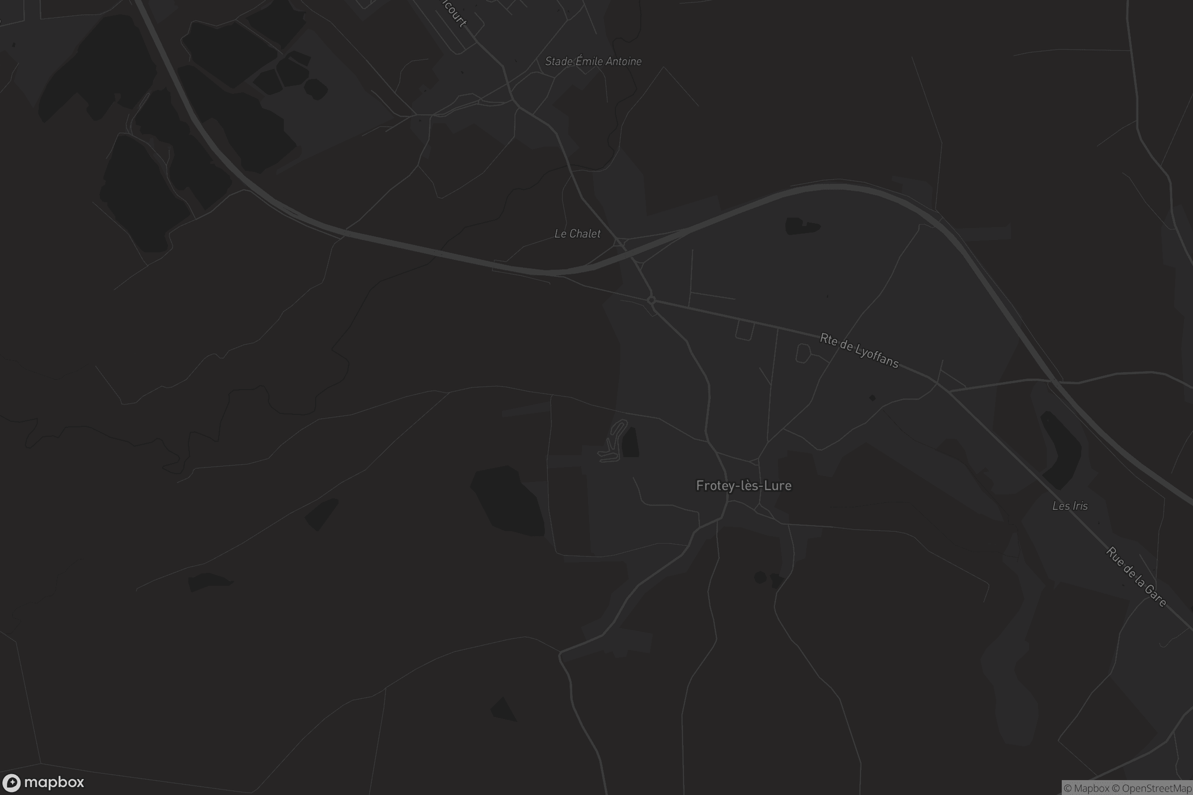 Carte de Frotey-lès-Lure