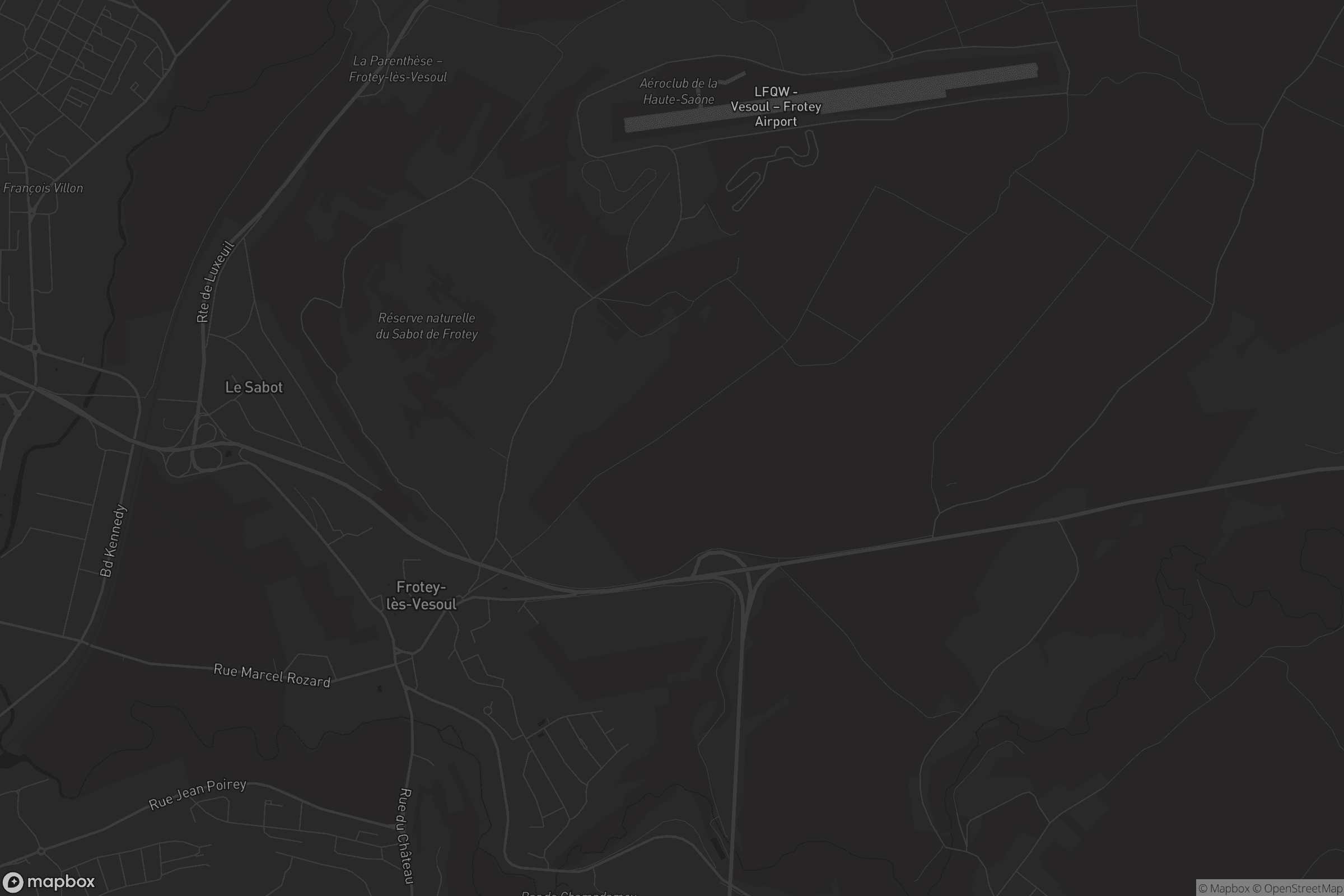 Carte de Frotey-lès-Vesoul