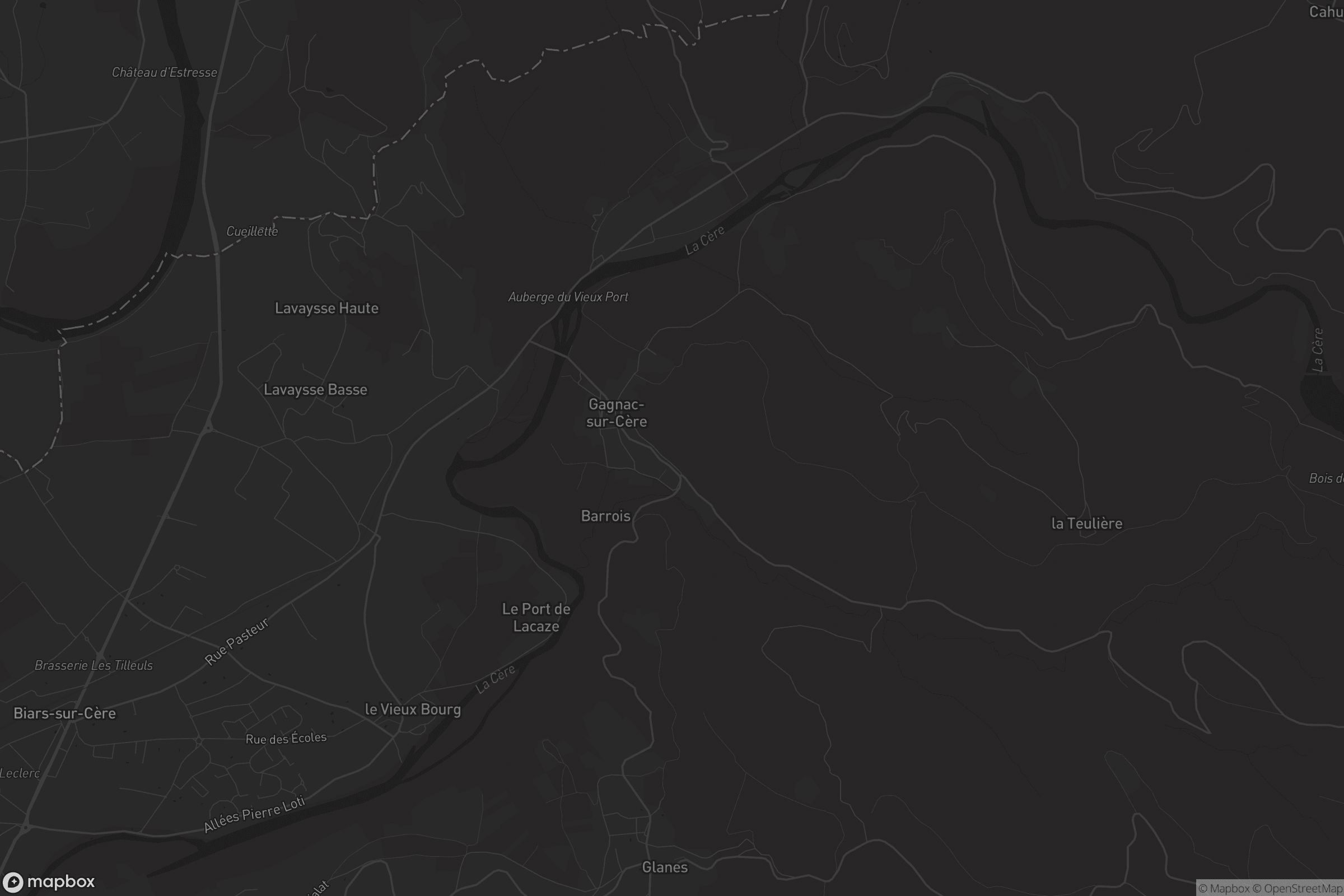 Carte de Gagnac-sur-Cère