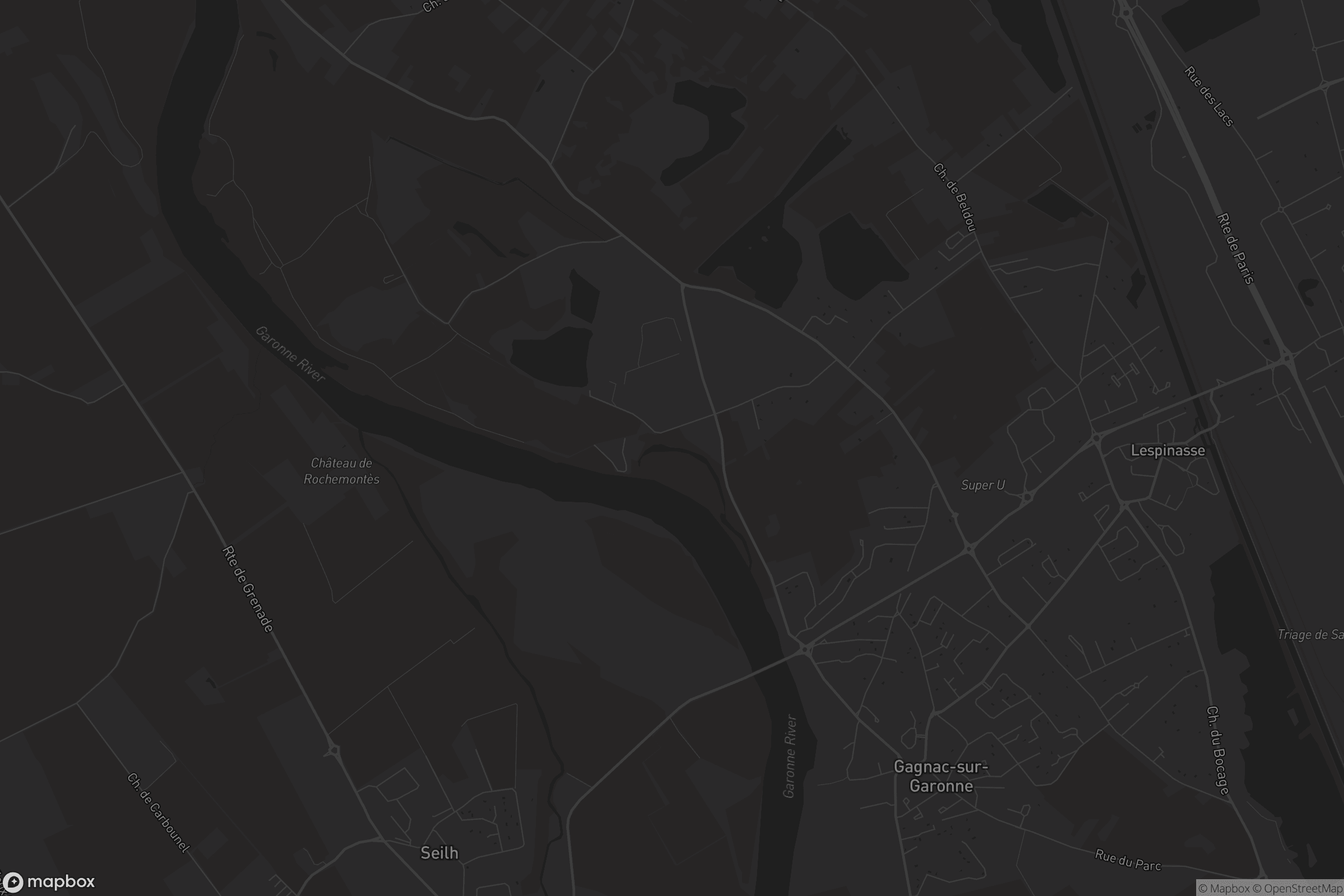 Carte de Gagnac-sur-Garonne