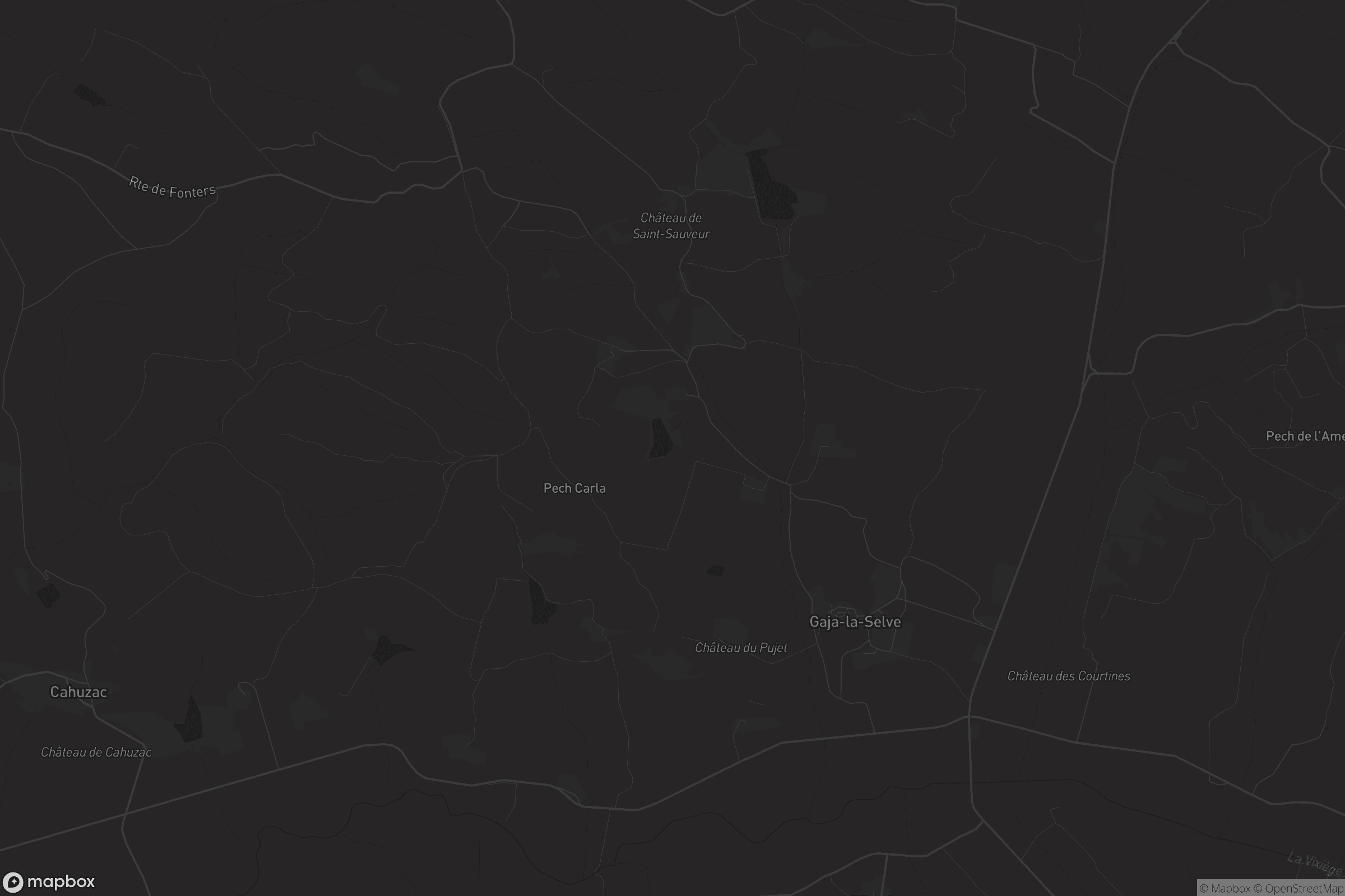 Carte de Gaja-la-Selve