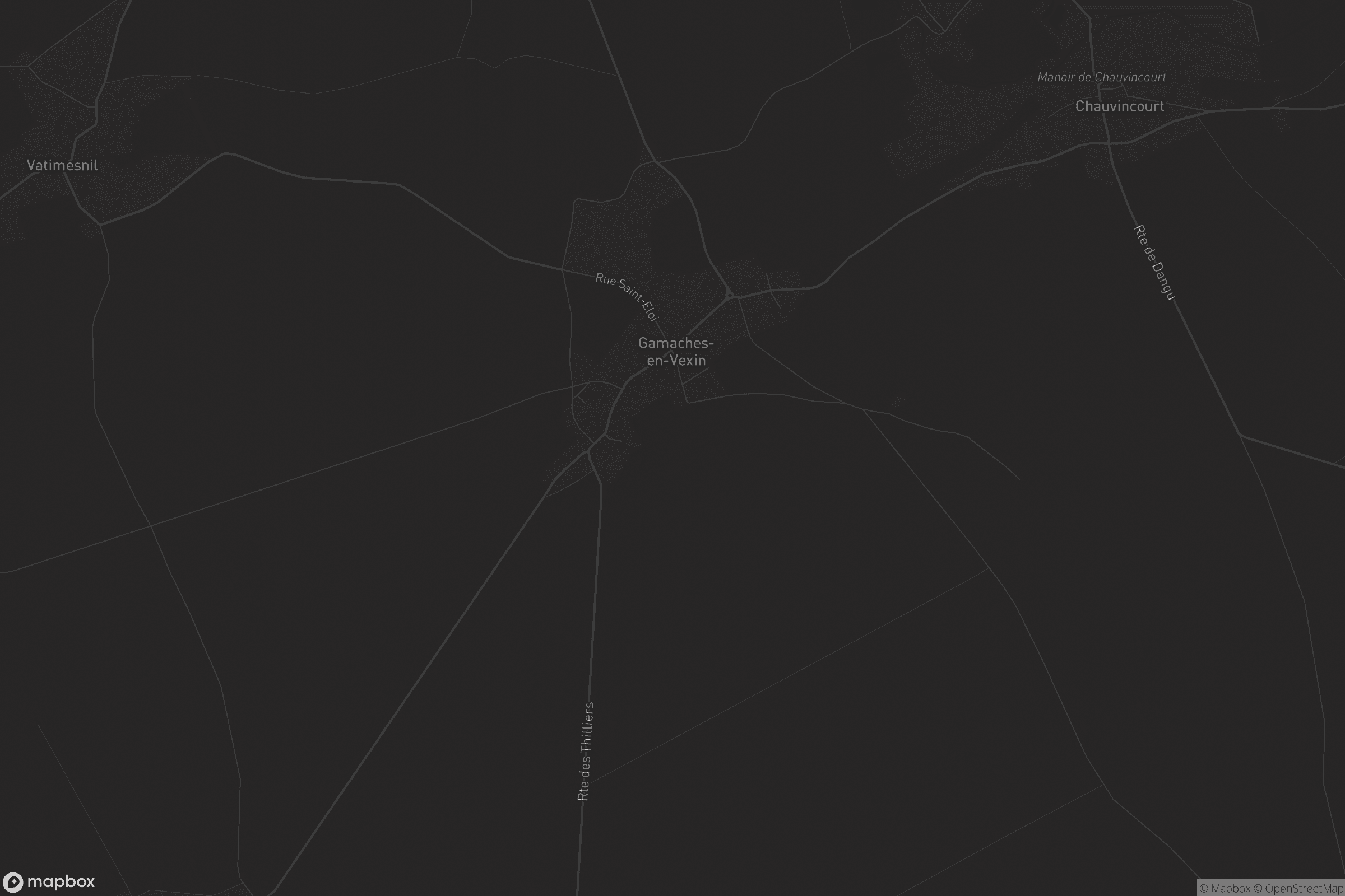Carte de Gamaches-en-Vexin